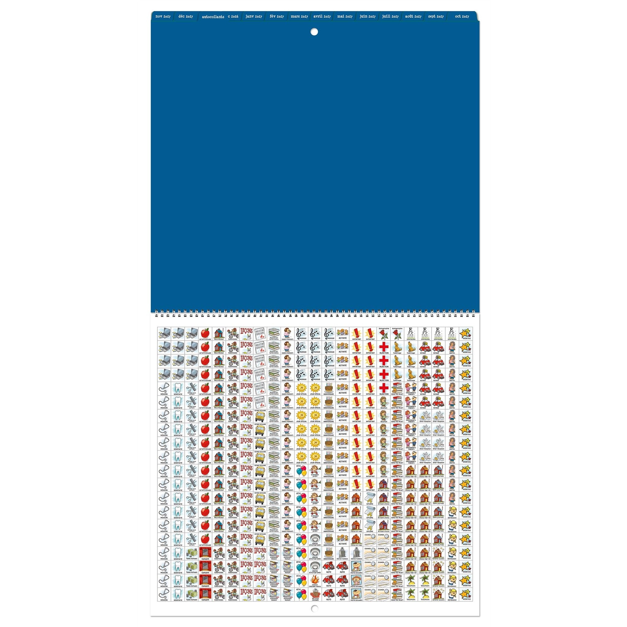 MotherWord Tabbed French 2027 Wall Calendar