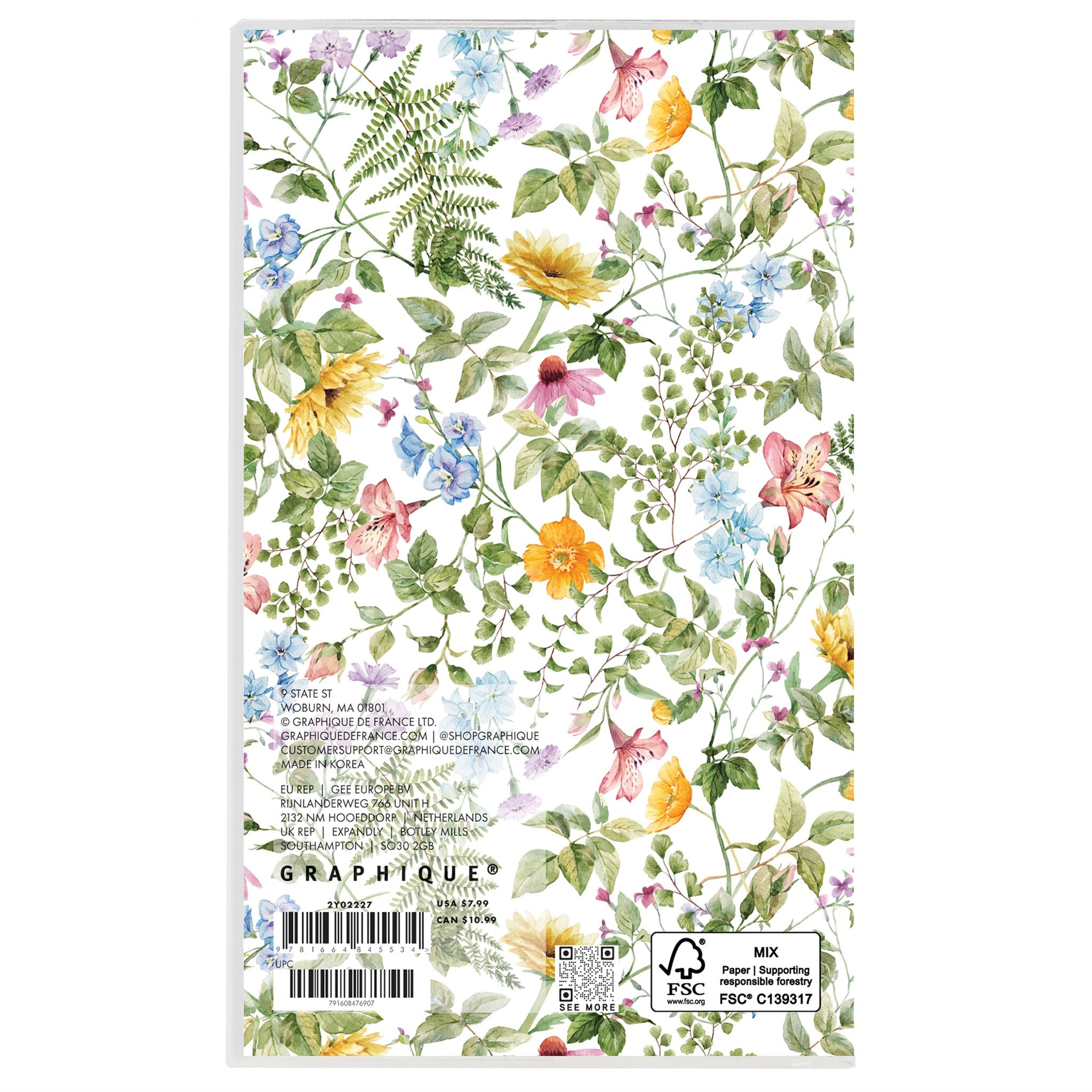 Floral 2026-2028 2-Year Pocket Planner