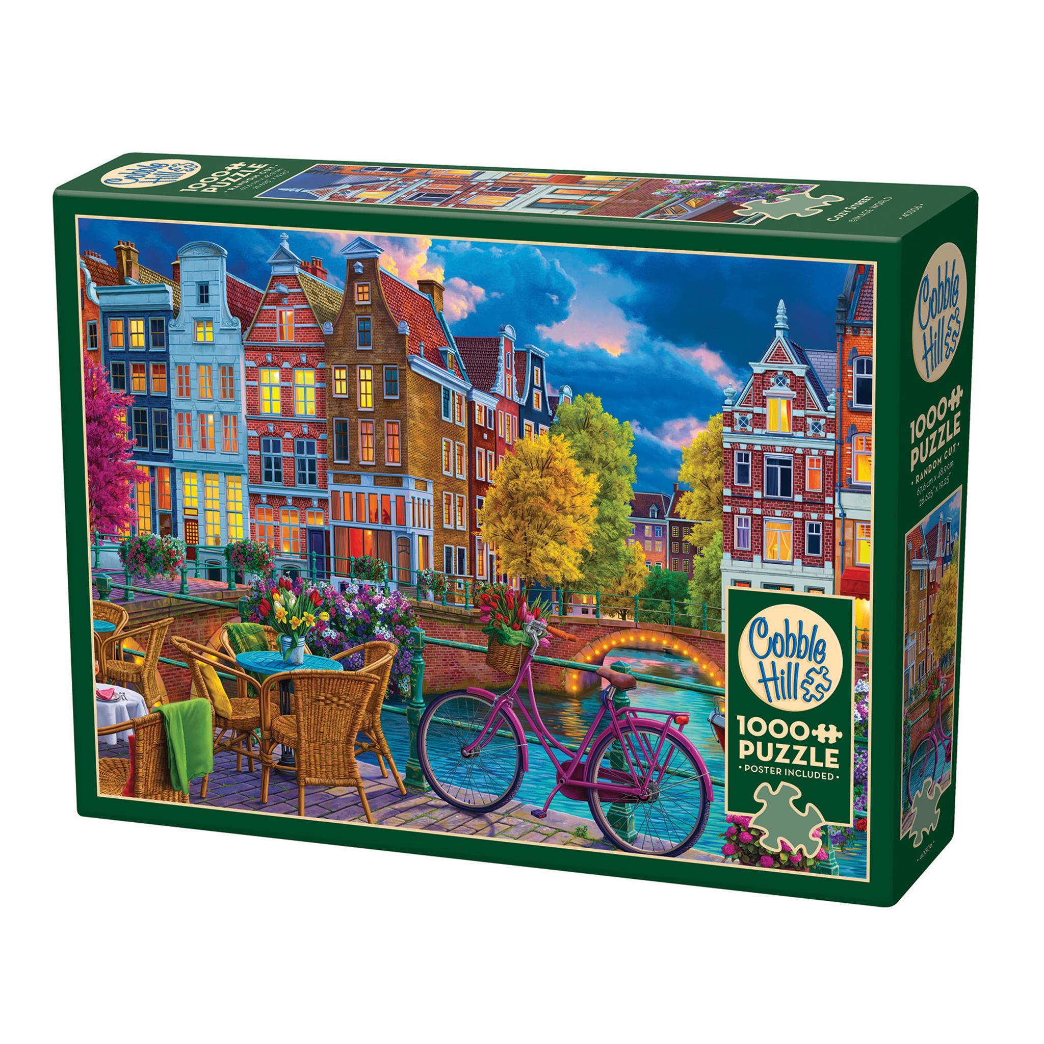 Puzzle Cozy Street de 1000 pièces