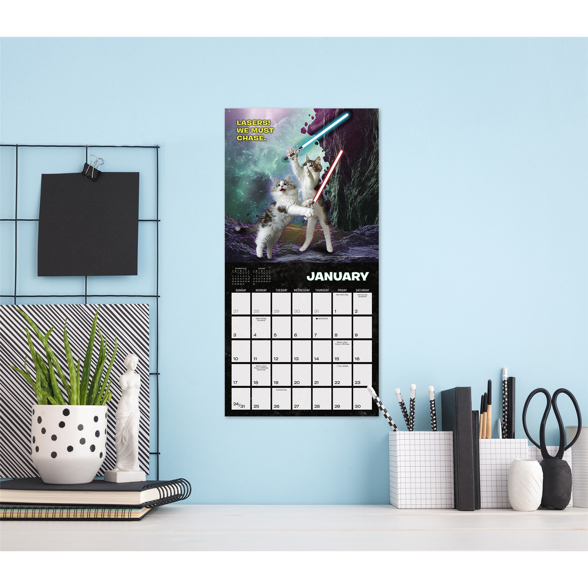 Cat Wars 2027 Mini Calendar