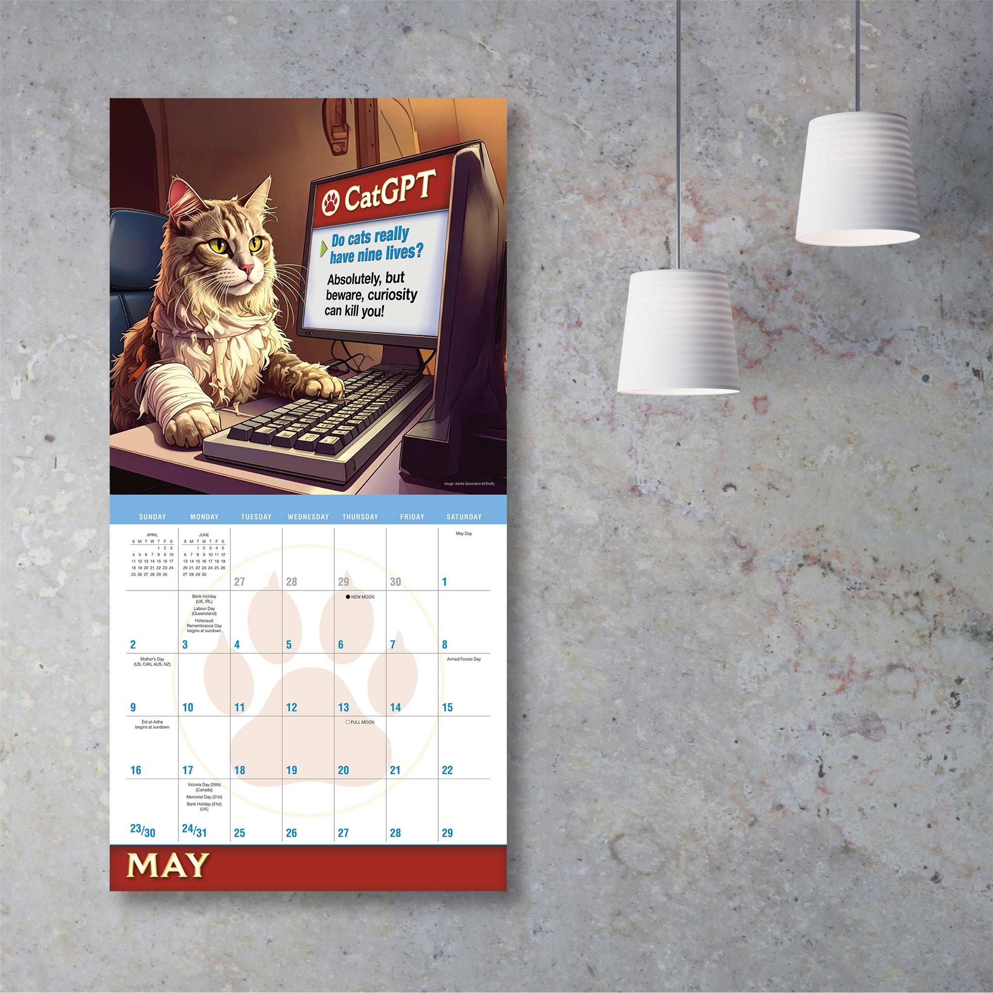 CatGPT 2027 Wall Calendar