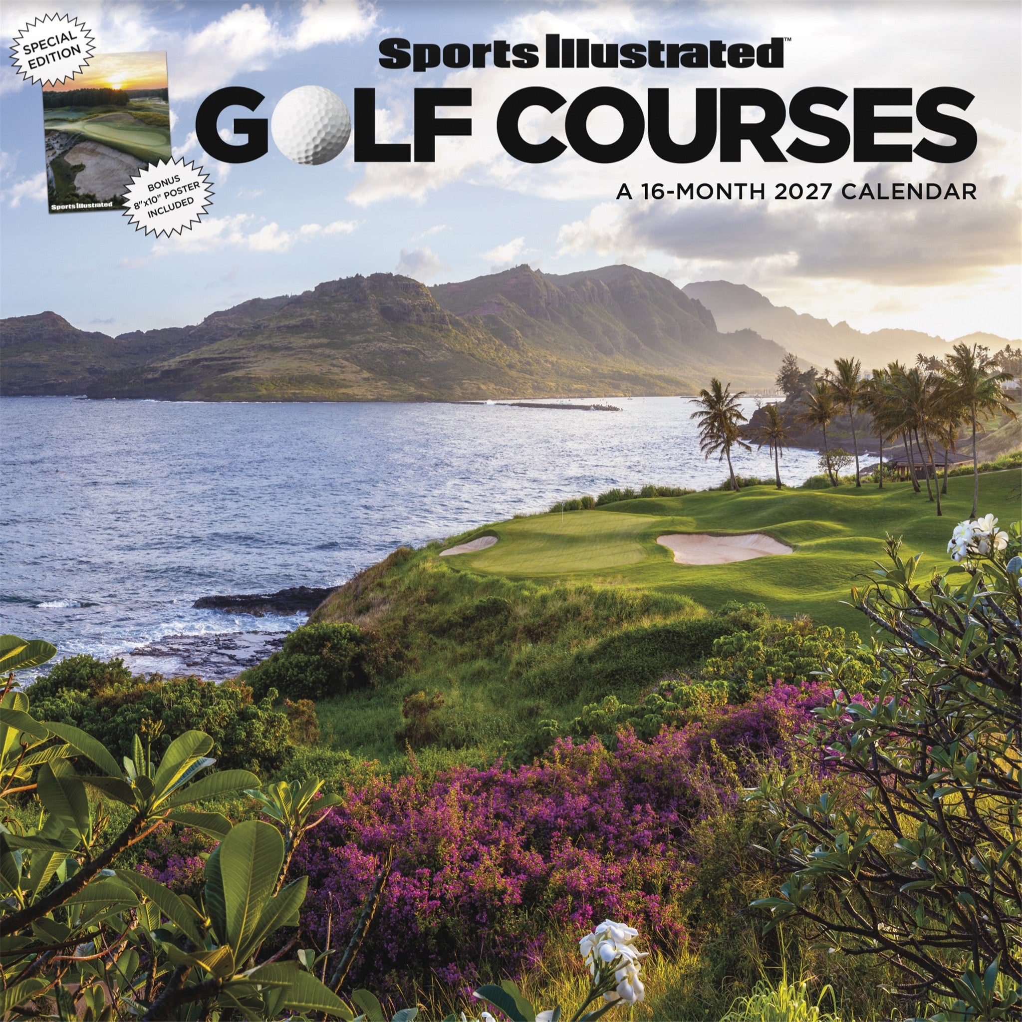 Sports Illustrated Golf Courses Exclusive with Print 2027 Wall Calendar