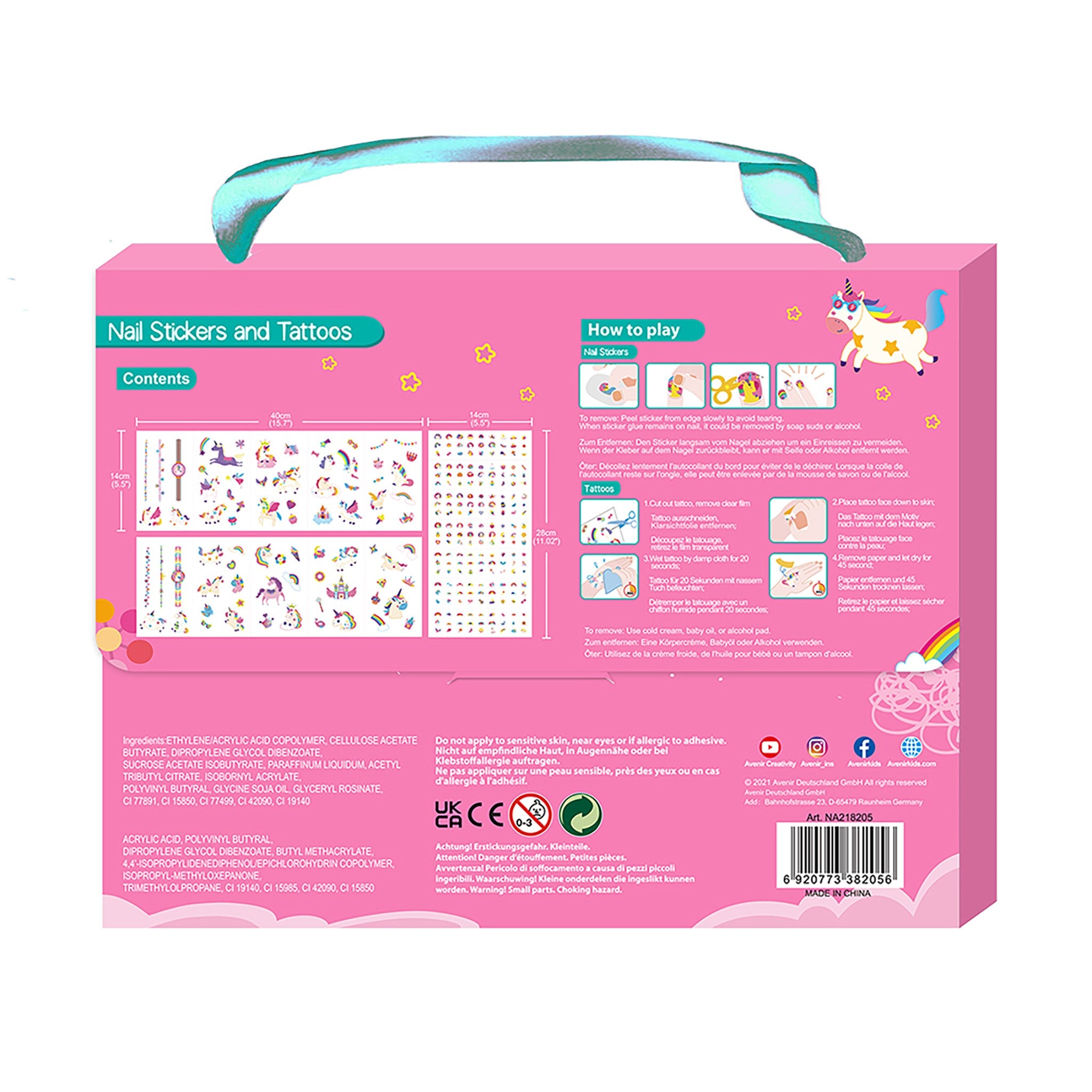 Nail Stickers & Tattoos - Unicorn