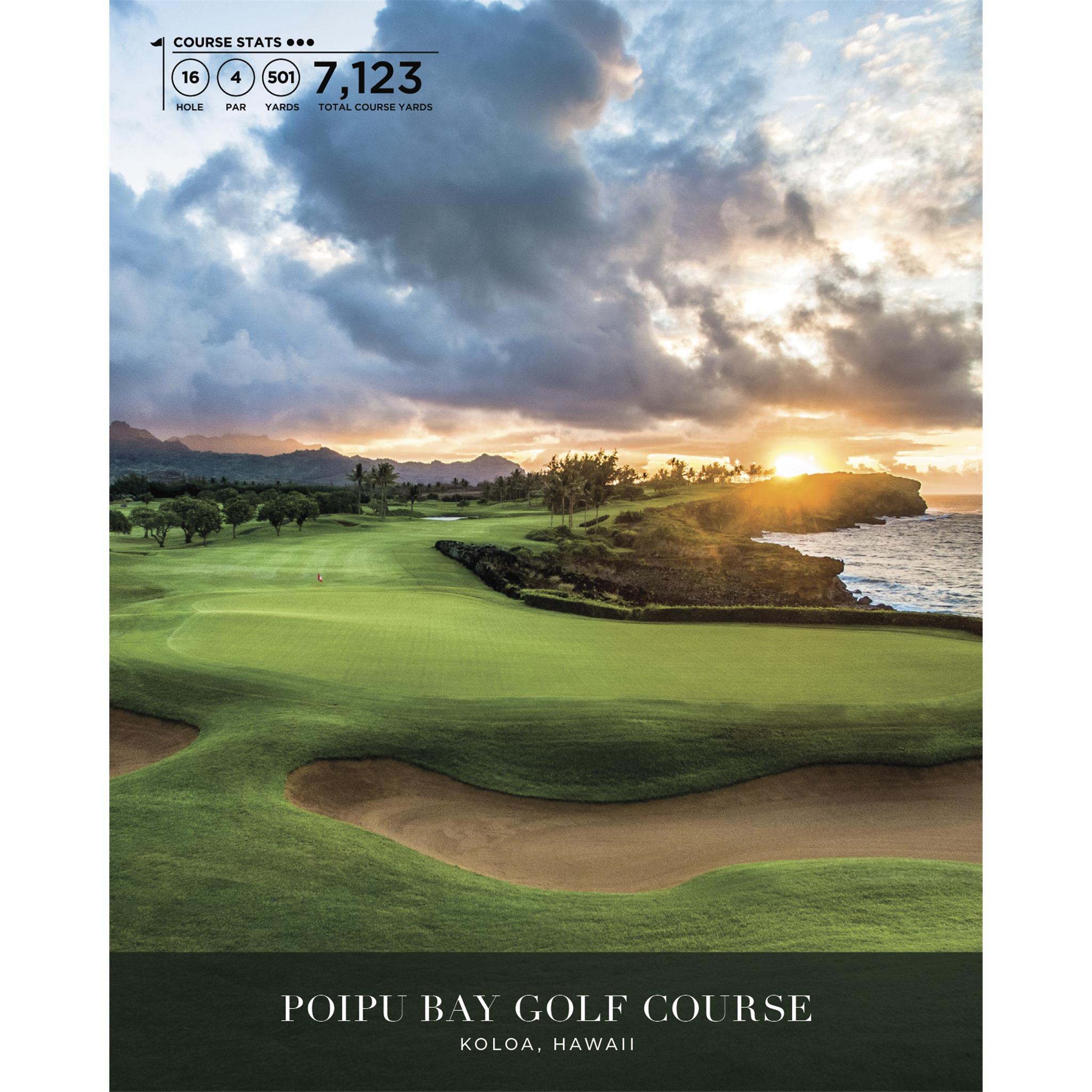 Sports Illustrated Golf Courses Exclusive with Print 2026 Deluxe Wall Calendar