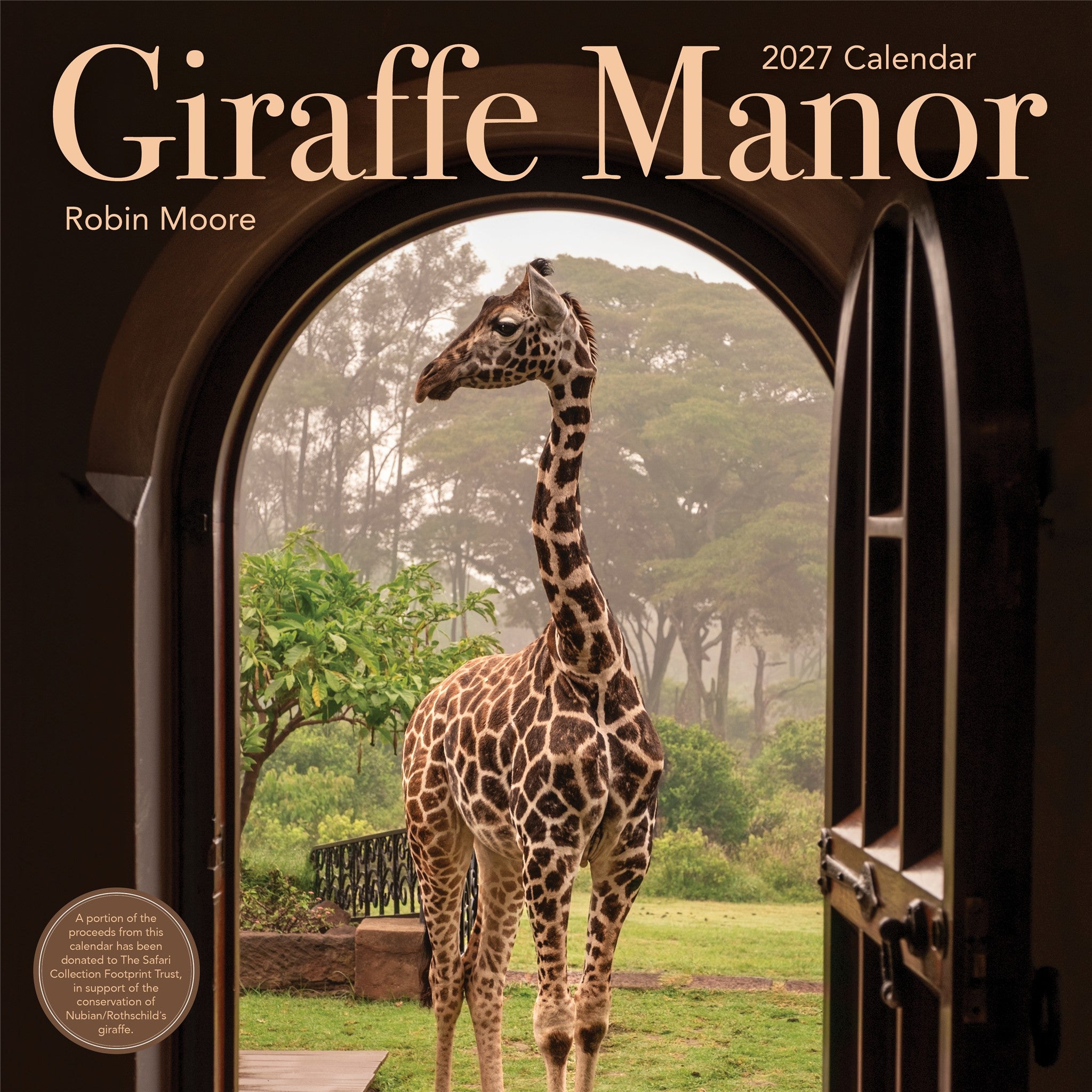 Giraffe Manor 2027 Wall Calendar - Online Only