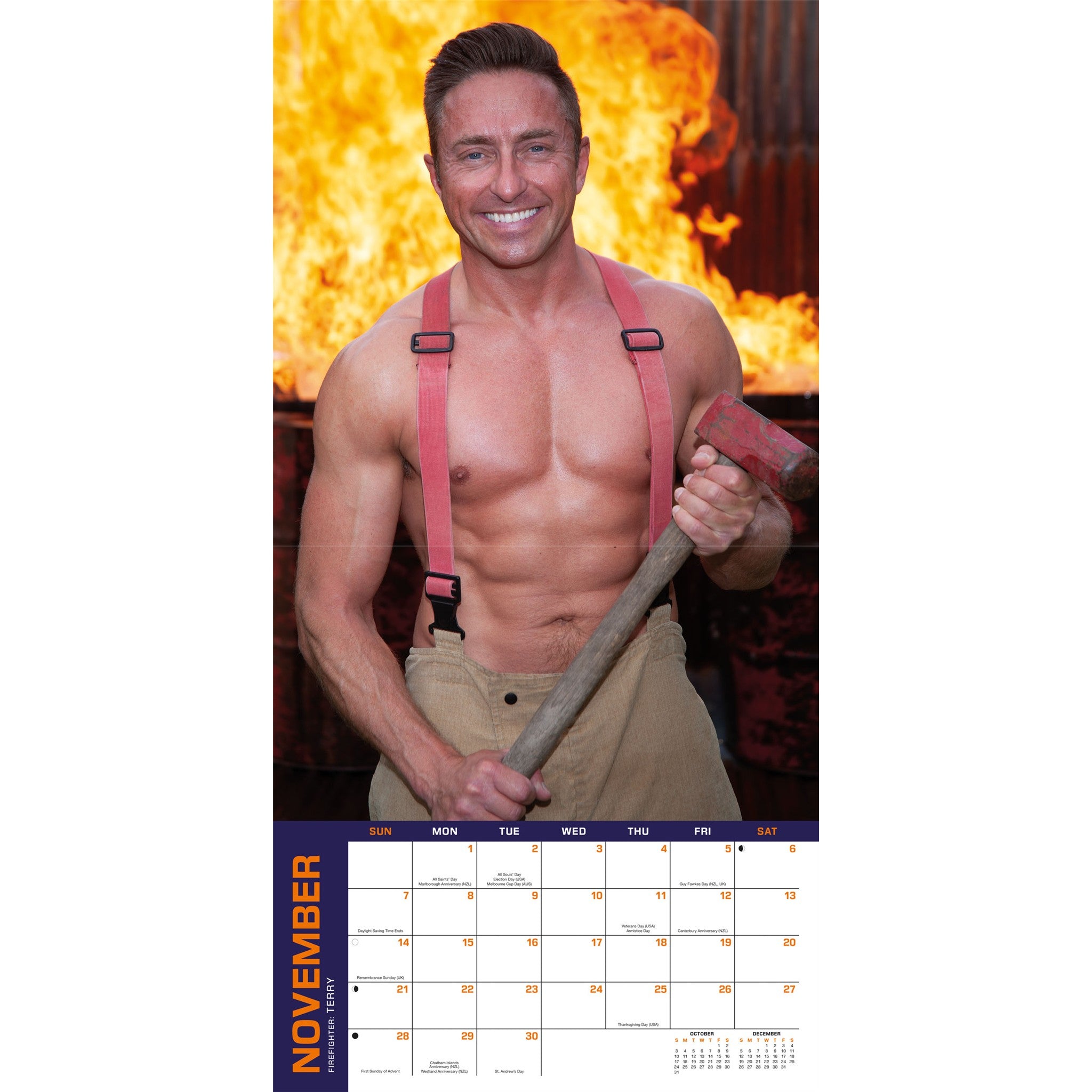 Firefighters 2027 Wall Calendar