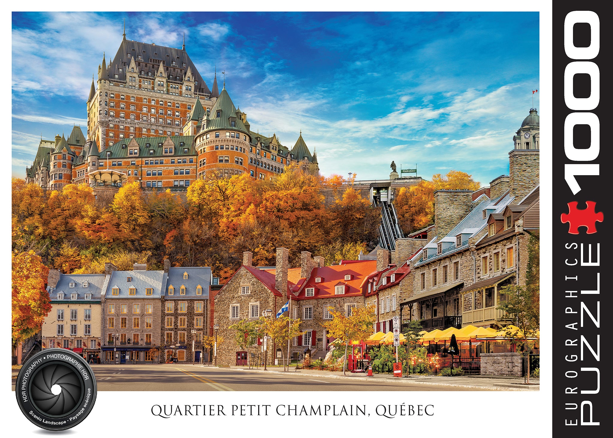 Quartier Petit Champlain Quebec 1000 Piece Puzzle - Online Only