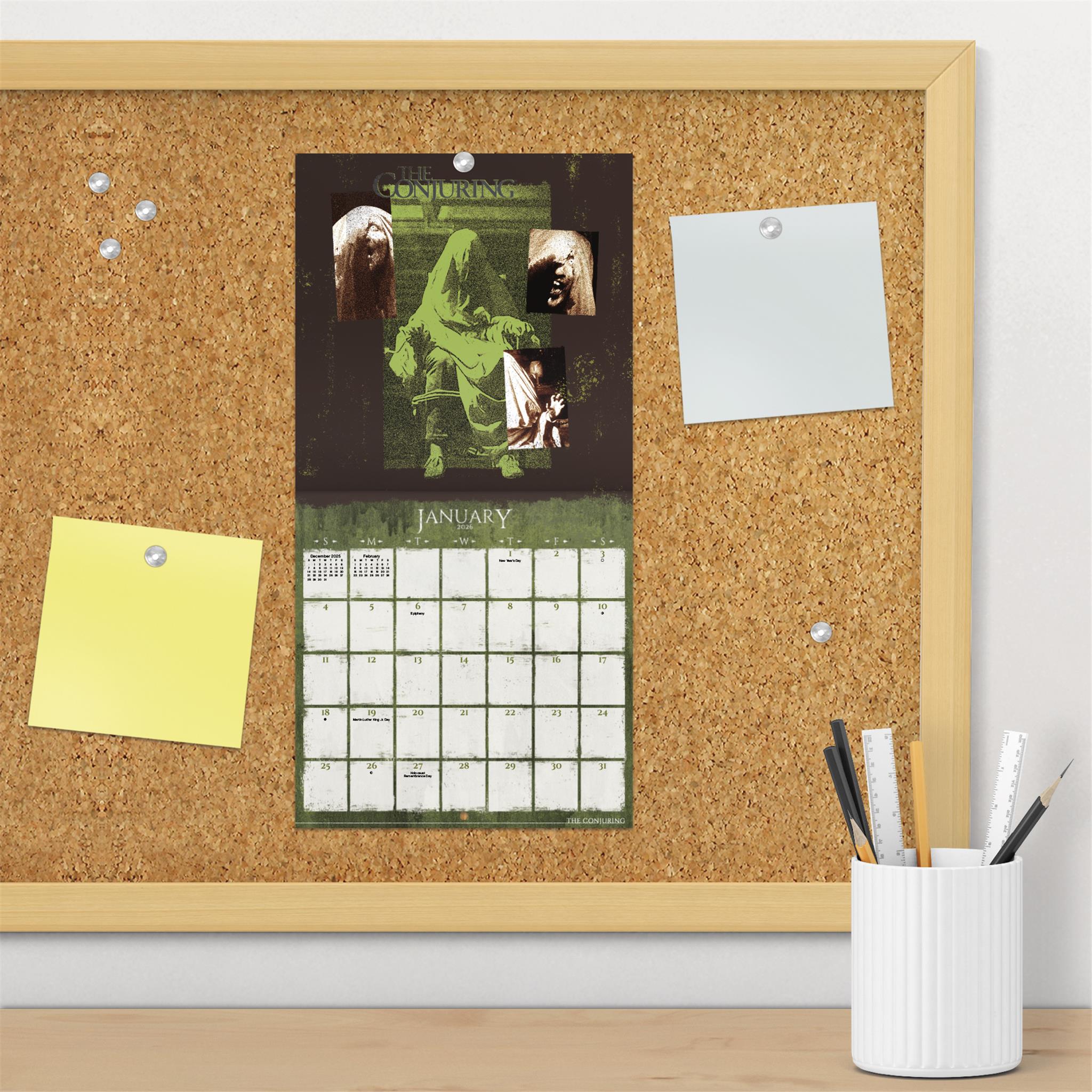 Mini calendrier de la collection Horreur 2026