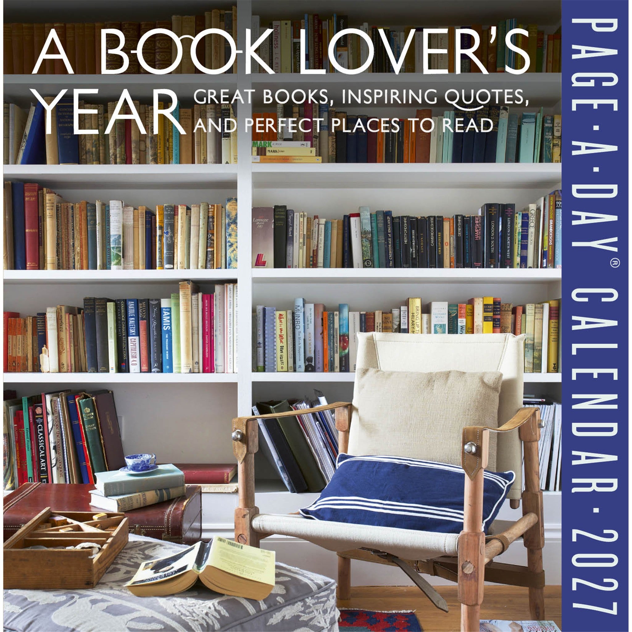 A Book Lover's Year 2027 Box Calendar - Online Only