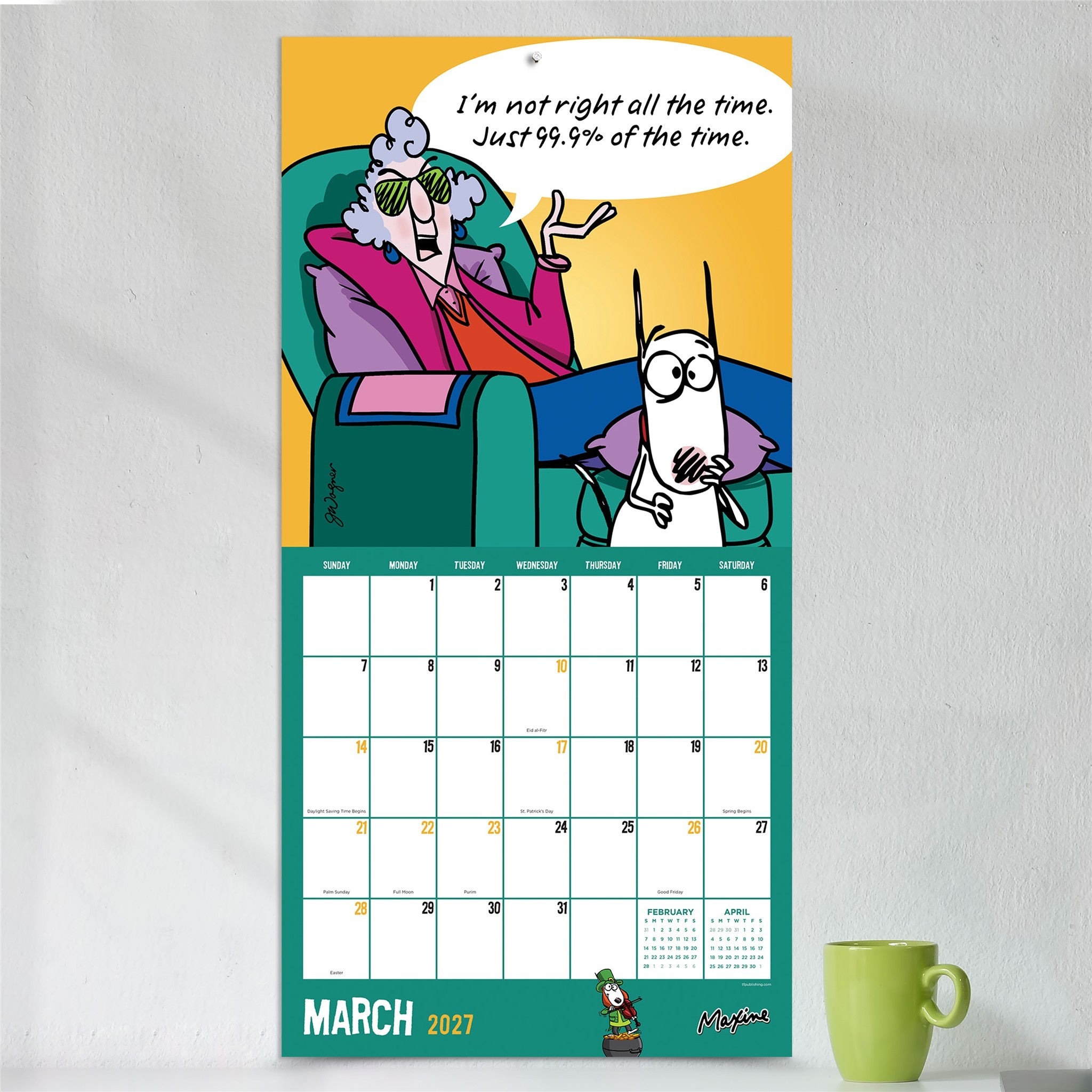 Maxine 2027 Wall Calendar