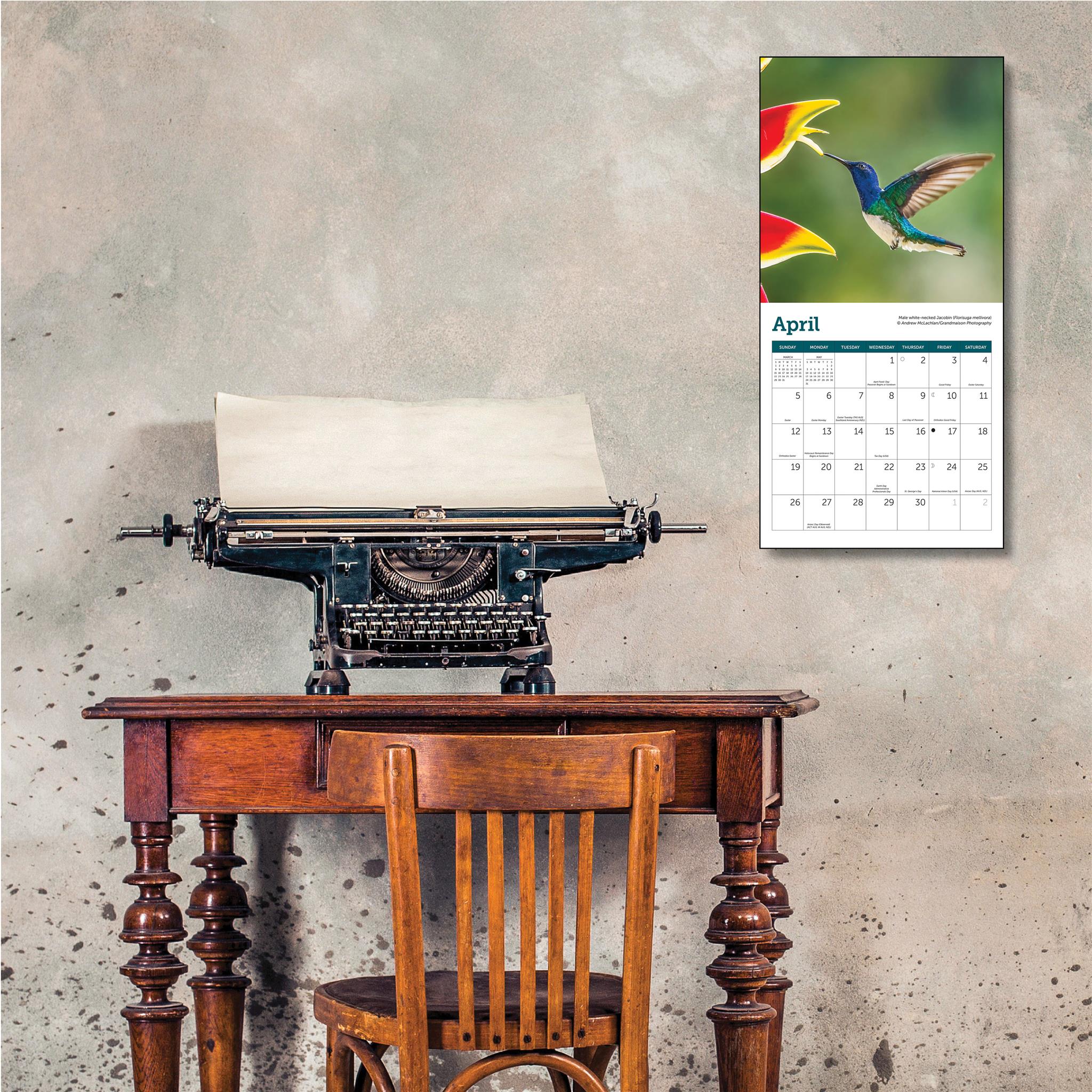 Mini-calendrier Colibris 2026