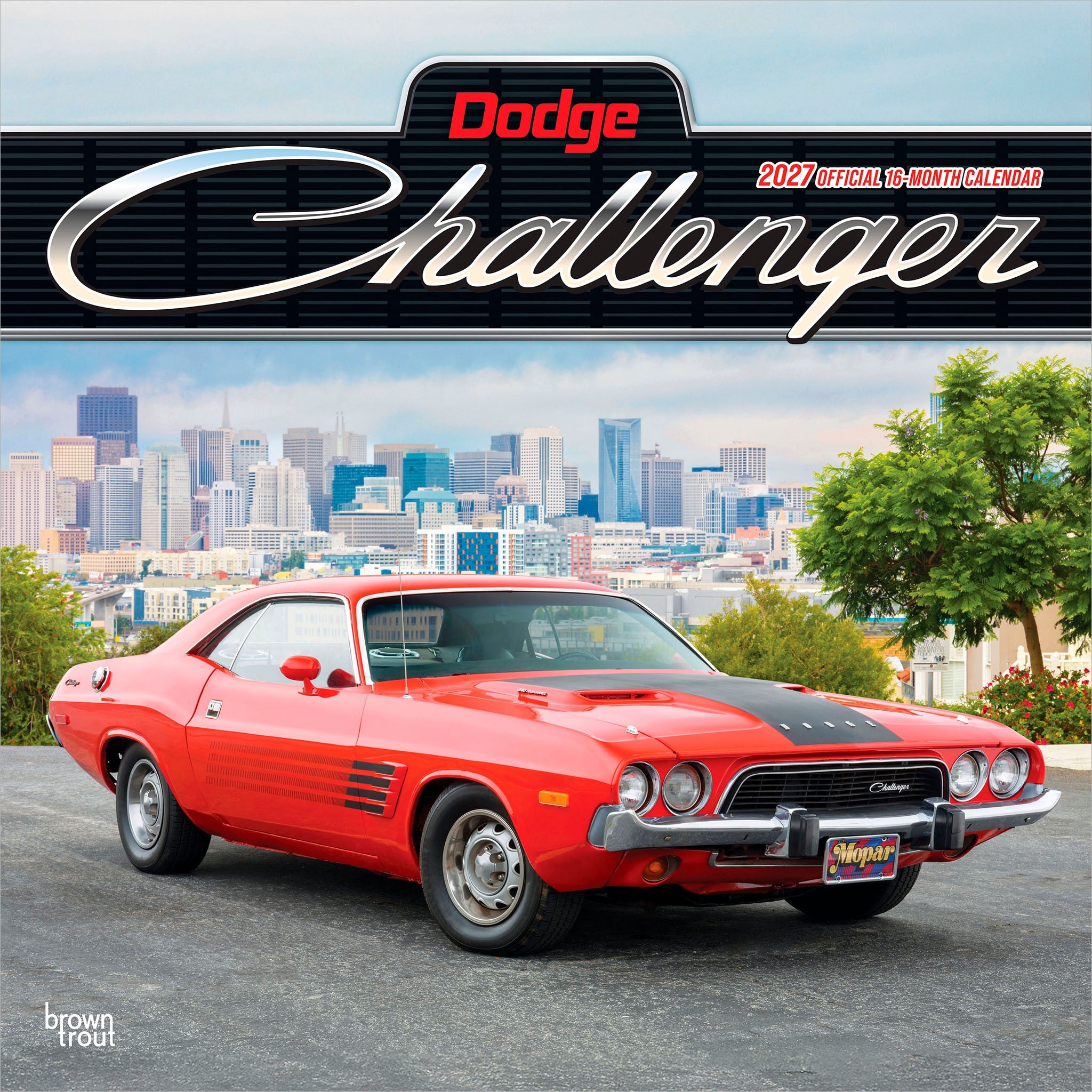 Dodge Challenger 2027 Wall Calendar