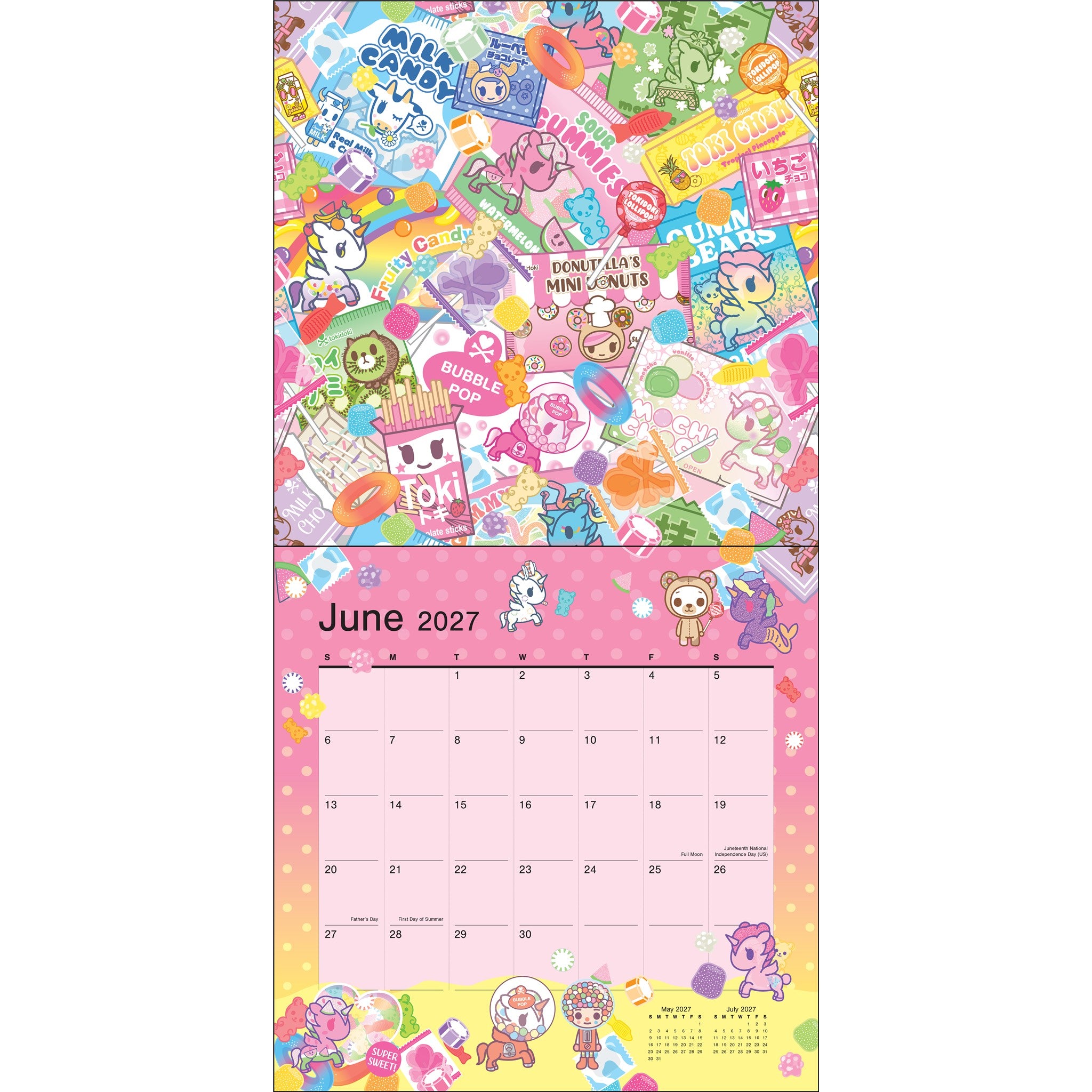 tokidoki 2027 Wall Calendar