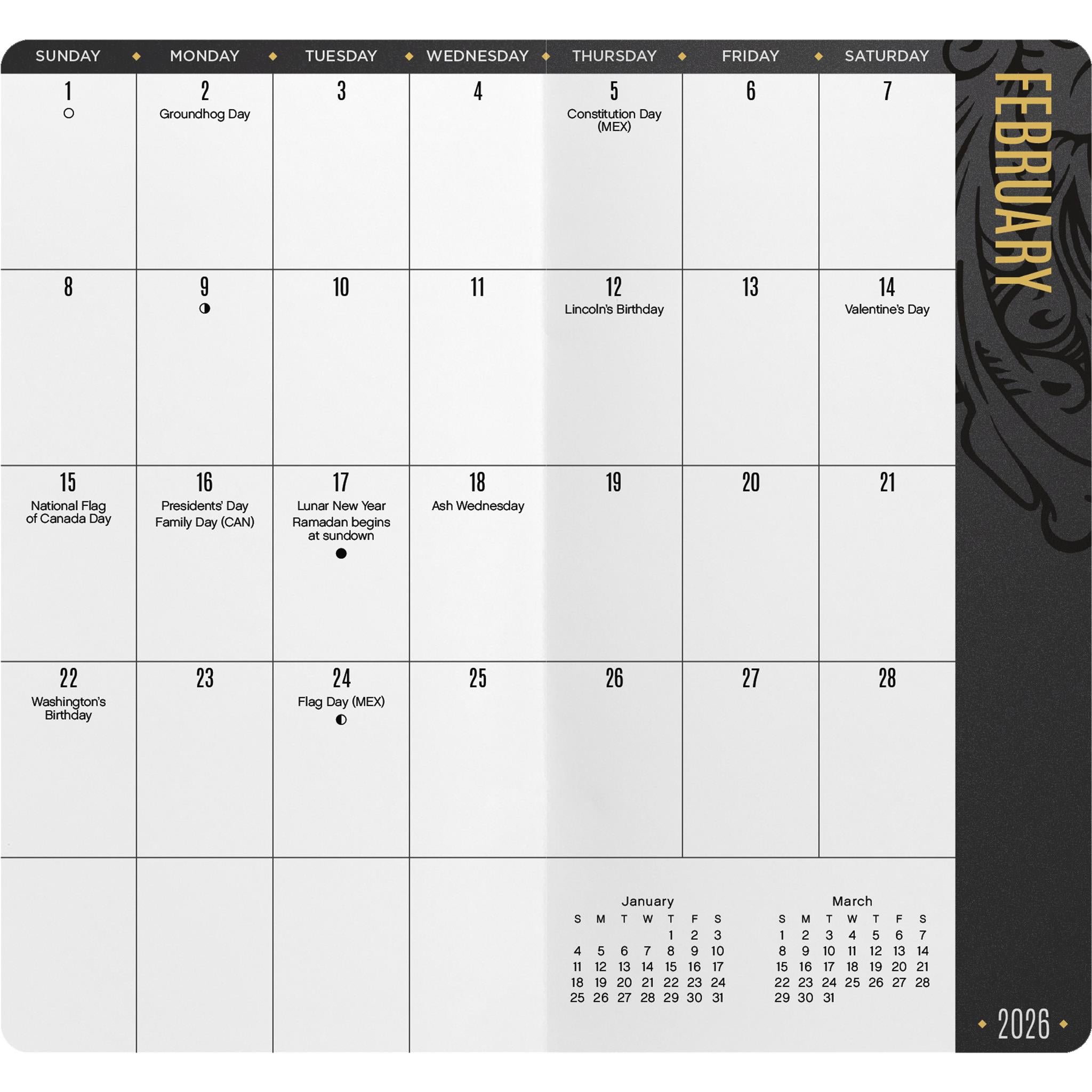 Elvis Presley 2026 2 Yr Pocket Planner Calendar - Online Only