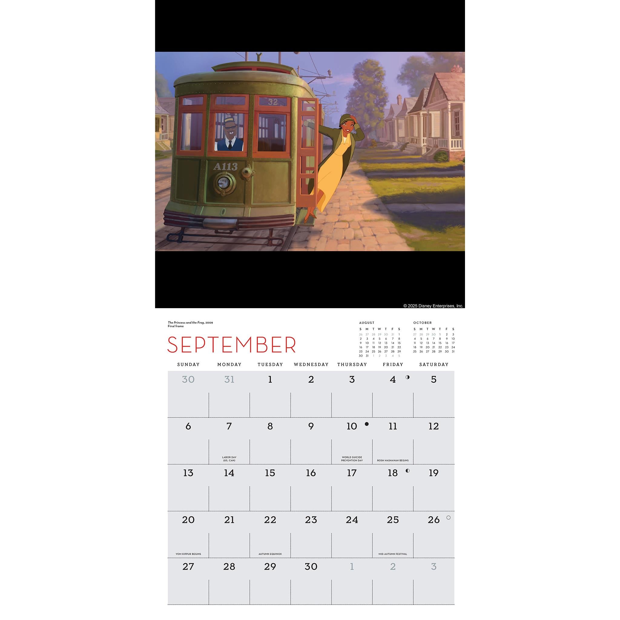 Calendrier mural Disney Animation 2026 - Disponible uniquement en ligne
