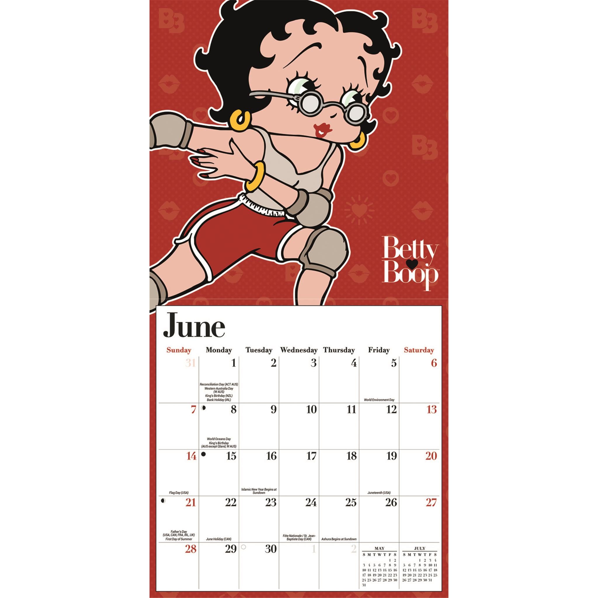 Betty Boop 2026 Mini Calendar