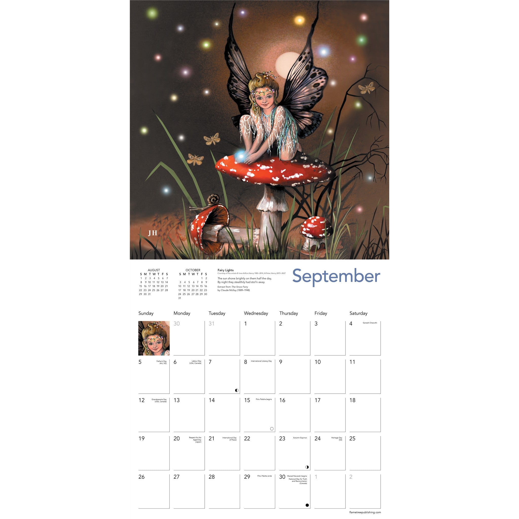 Fairyland 2027 Wall Calendar