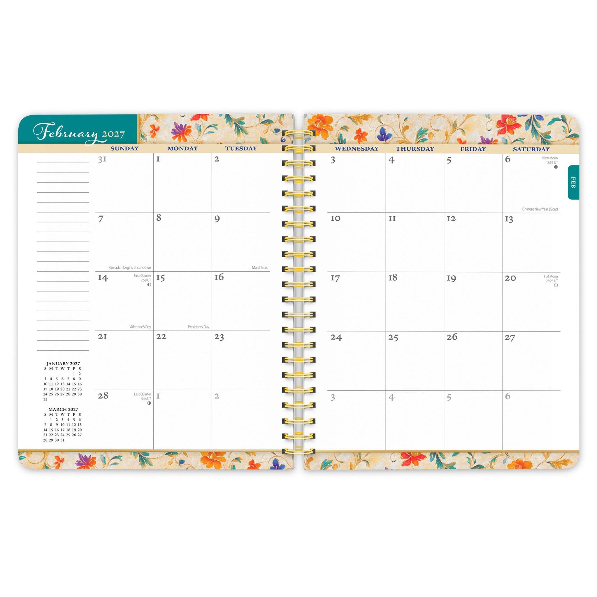 Tuscan Delight 2027 Engagement Calendar