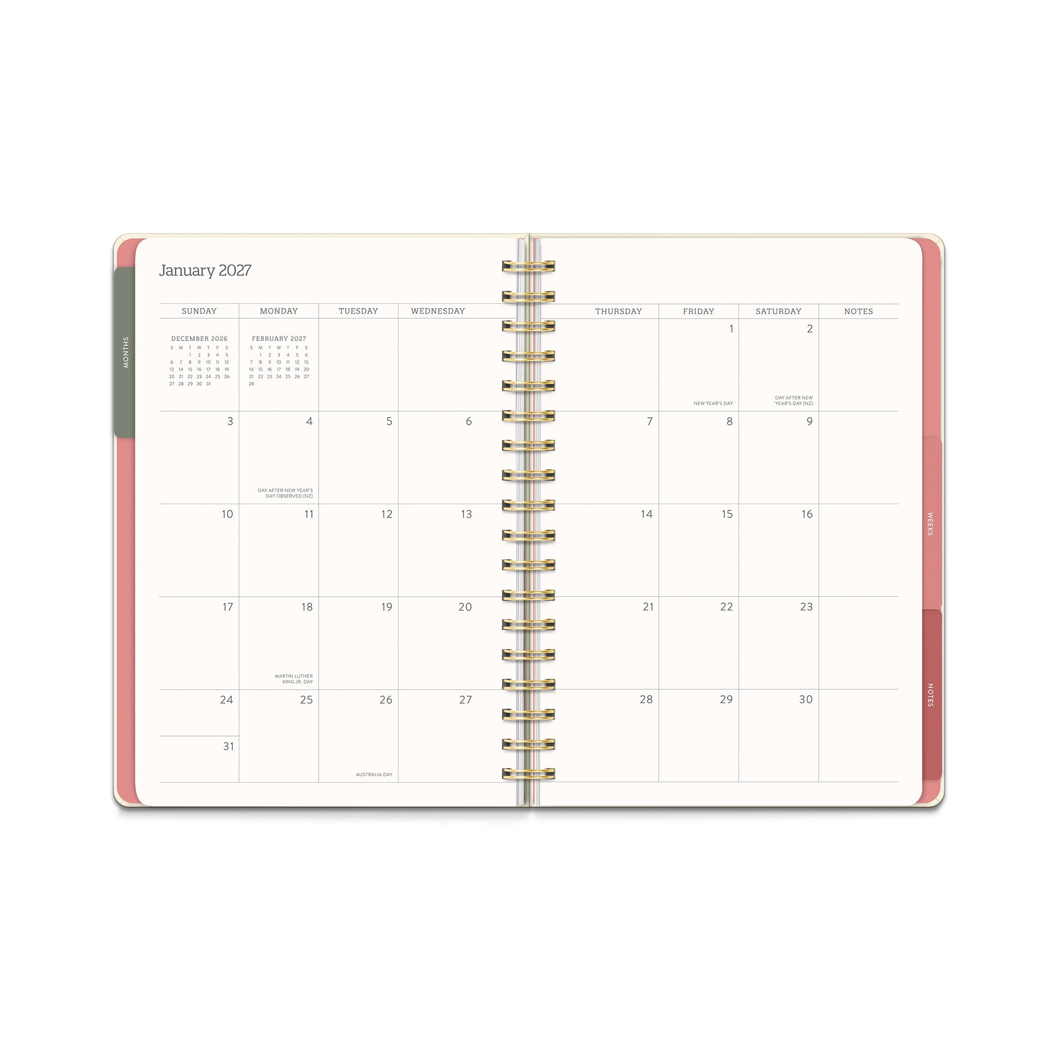 Age of Romance Tri-Tab 2026-2027 Engagement Calendar