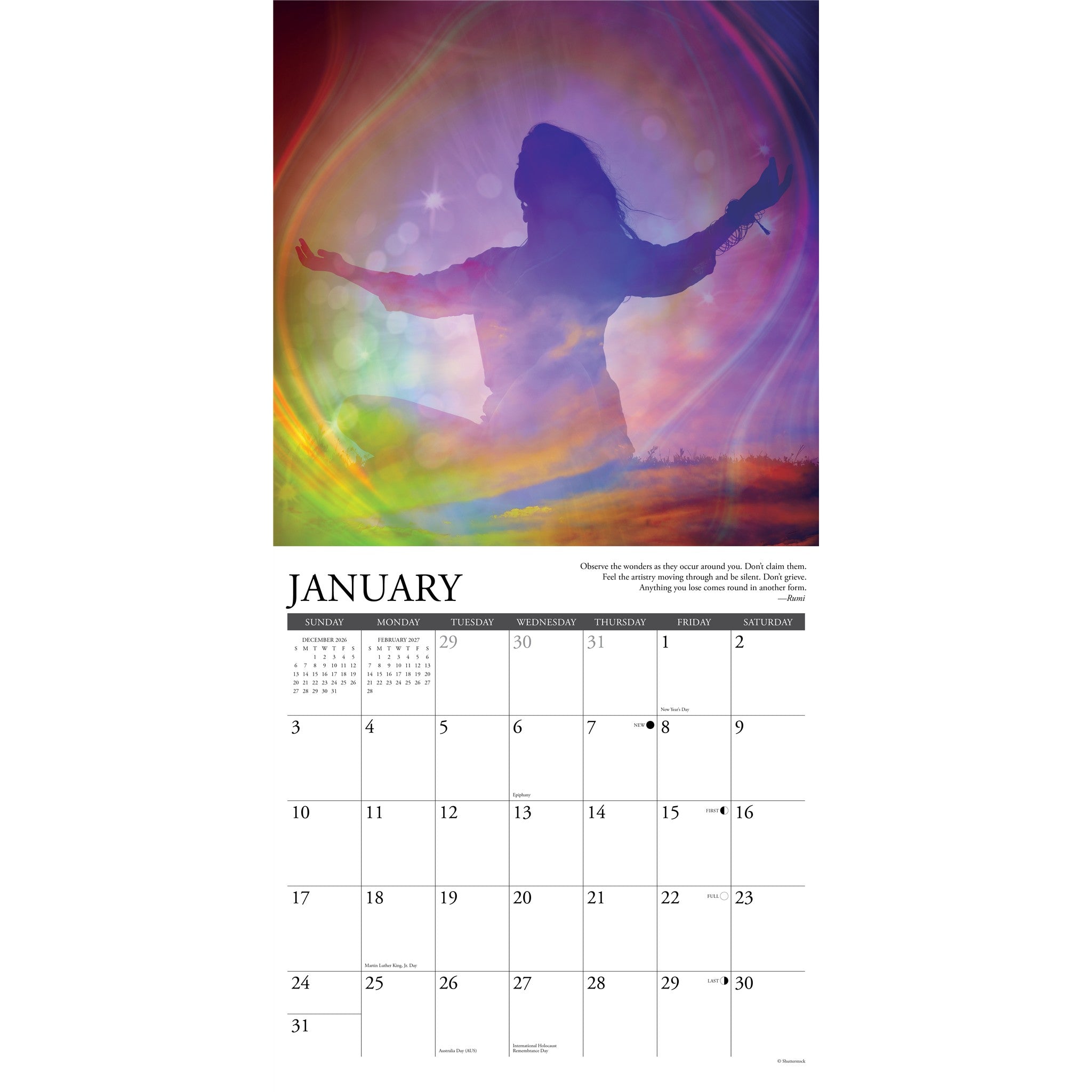 Zen 2027 Wall Calendar