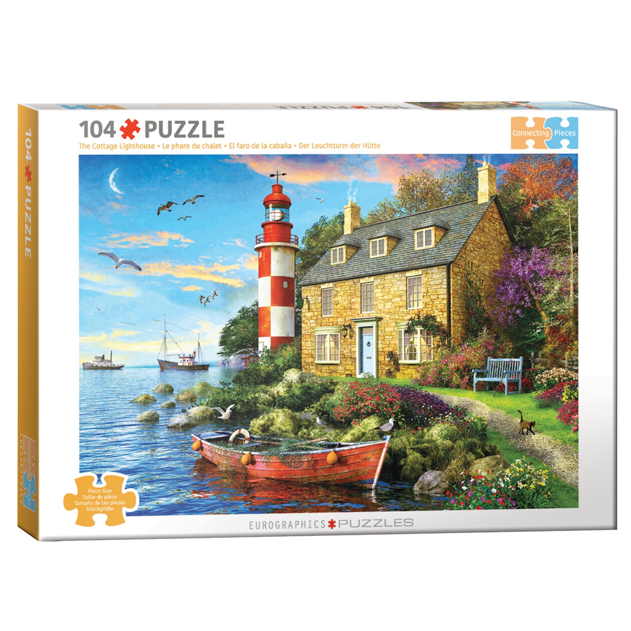 Le phare du chalet - Puzzle de 104 pièces