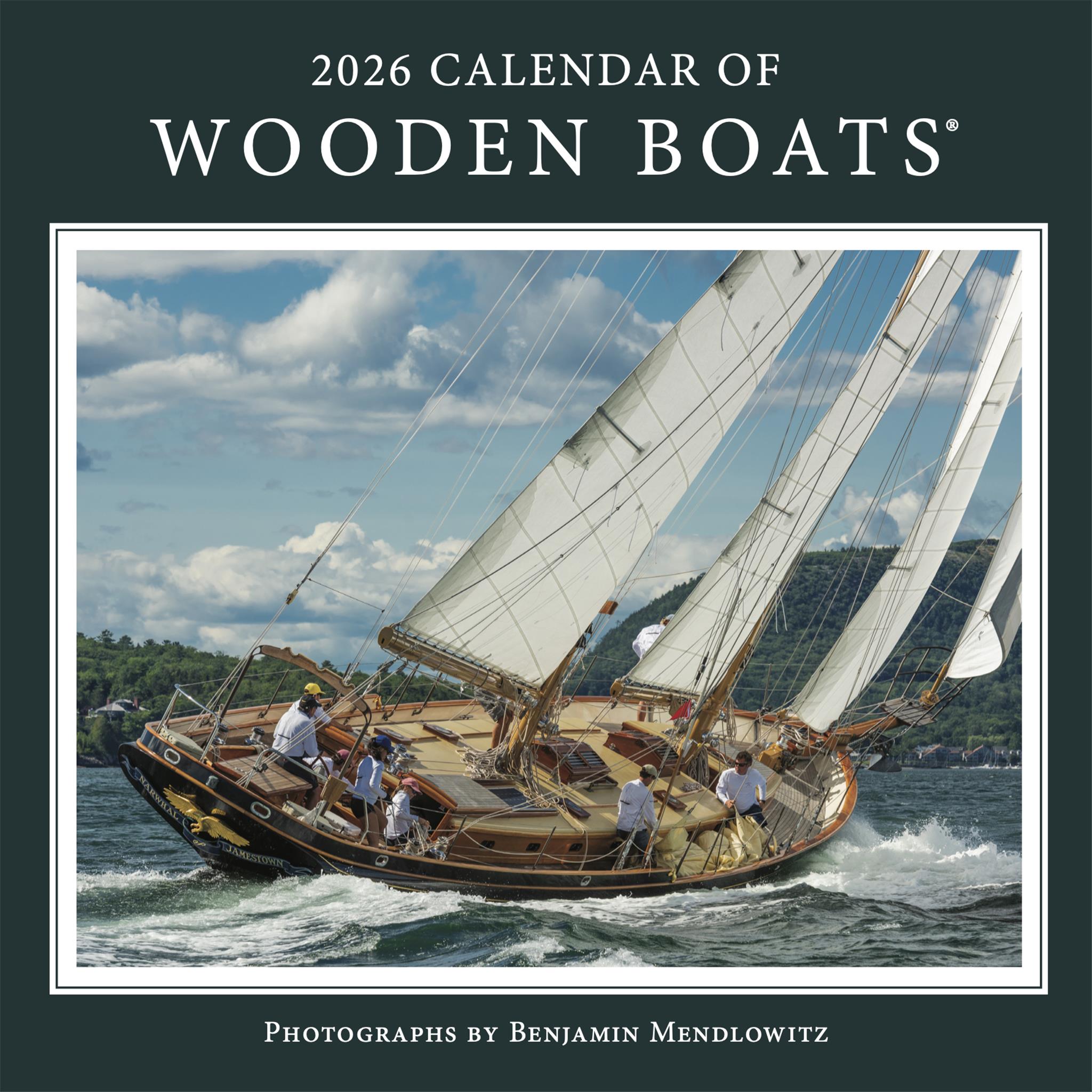 Calendrier mural Bateaux en bois 2026