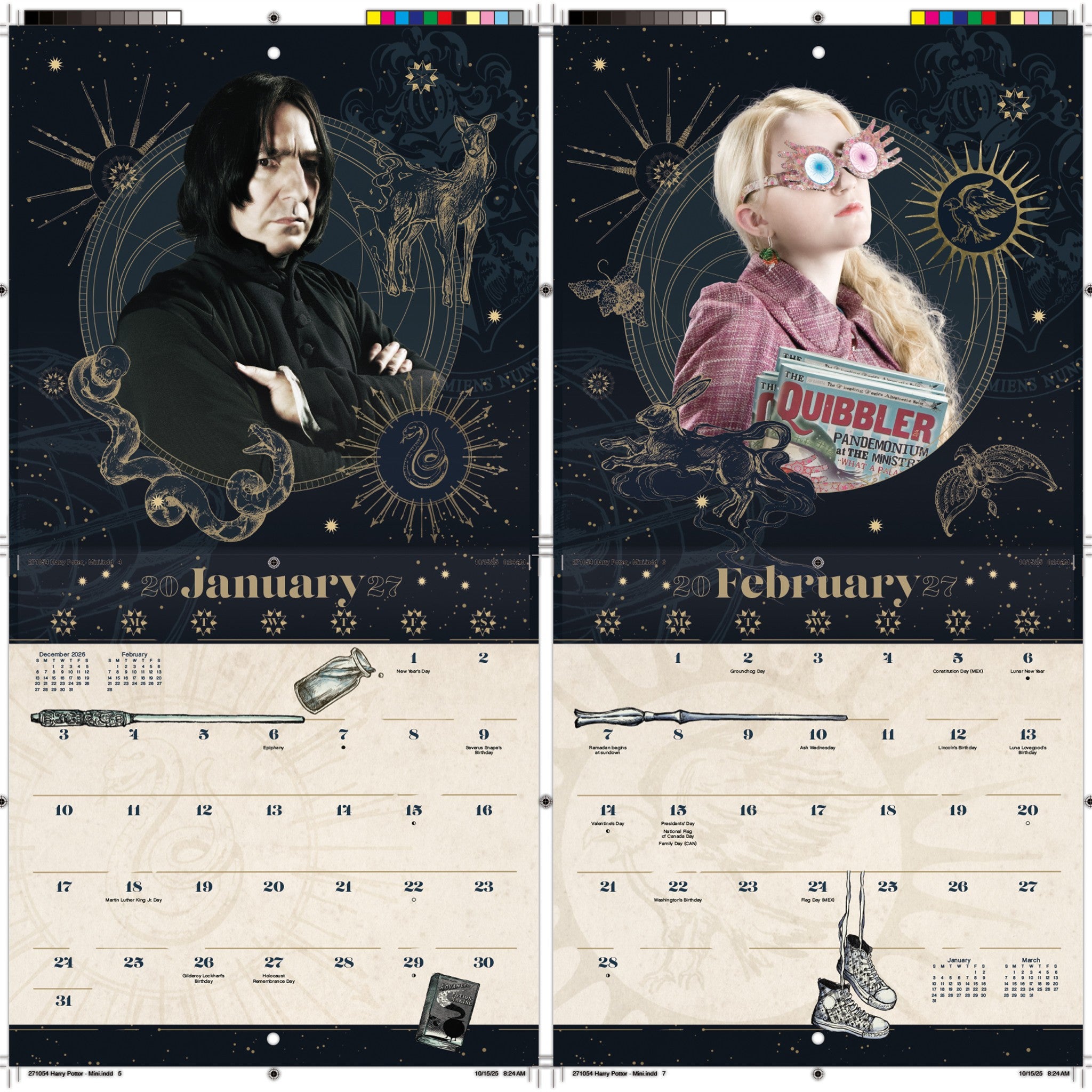 Mini Calendrier Harry Potter 2027