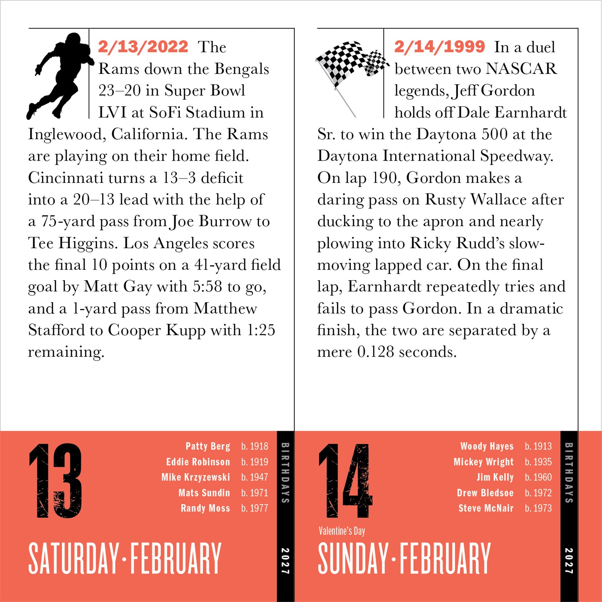 365 Sports Facts-A-Year 2027 Box Calendar