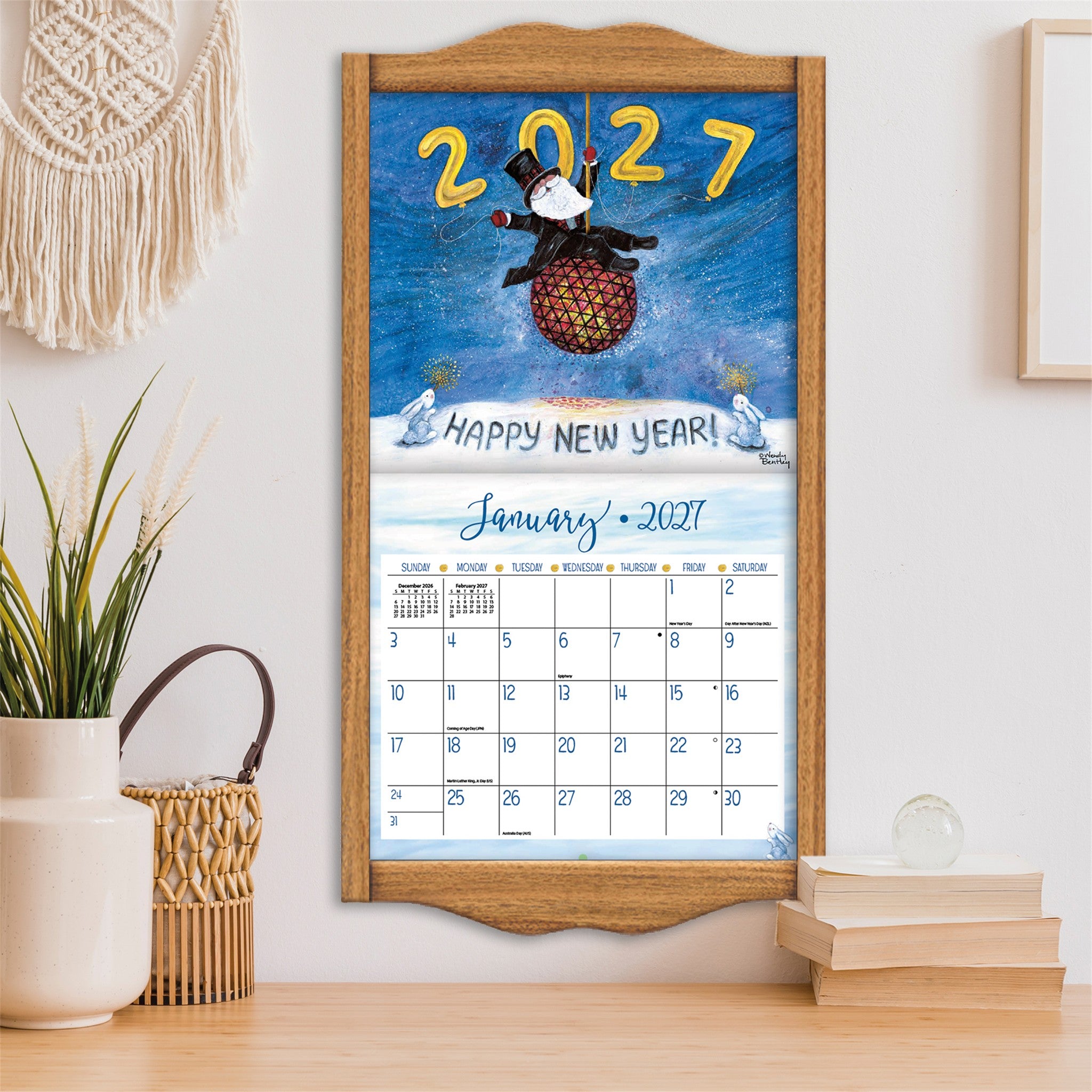 Calendrier mural 2027 Mes objets préférés – En ligne seulement