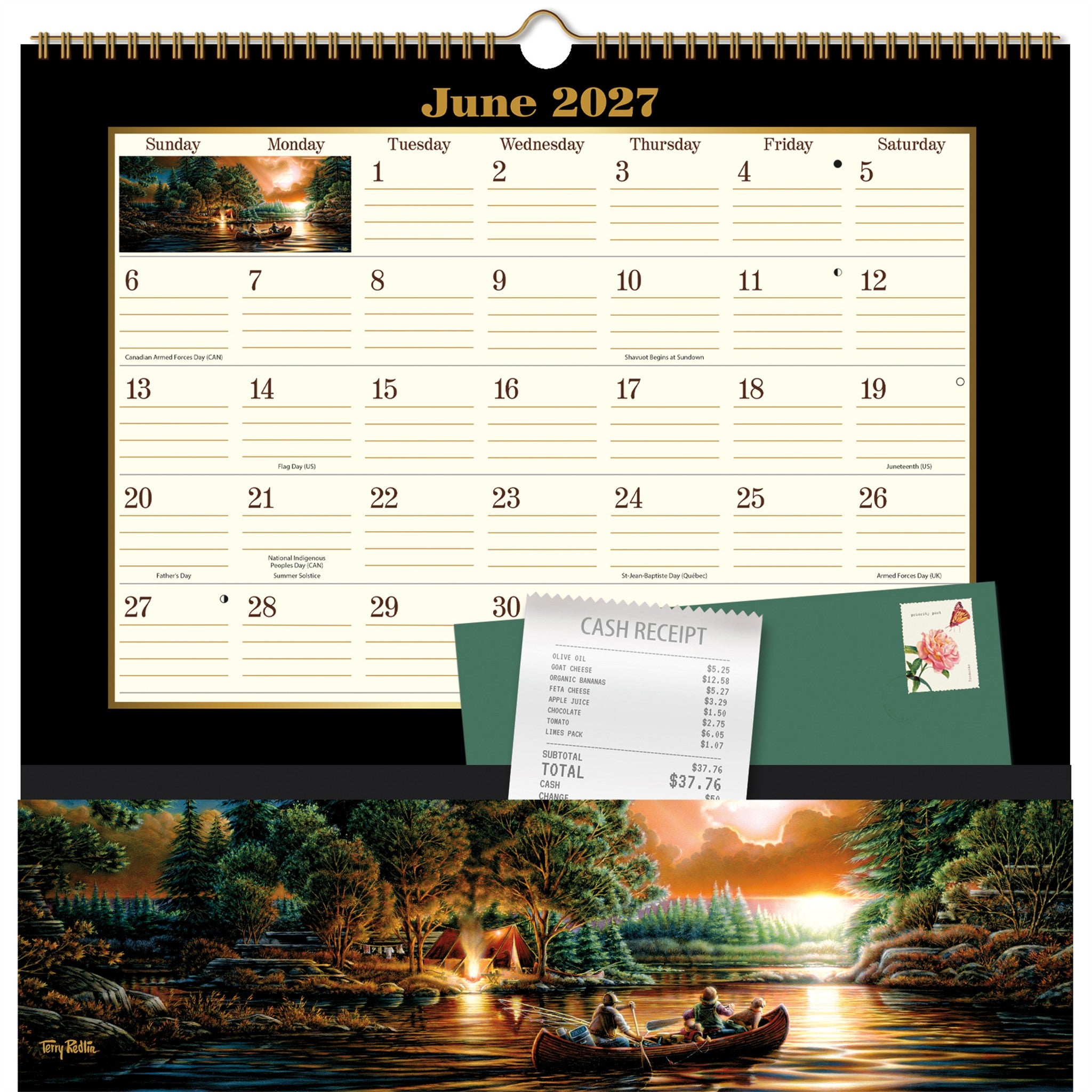 Calendrier mural Terry Redlin Note Nook 2027