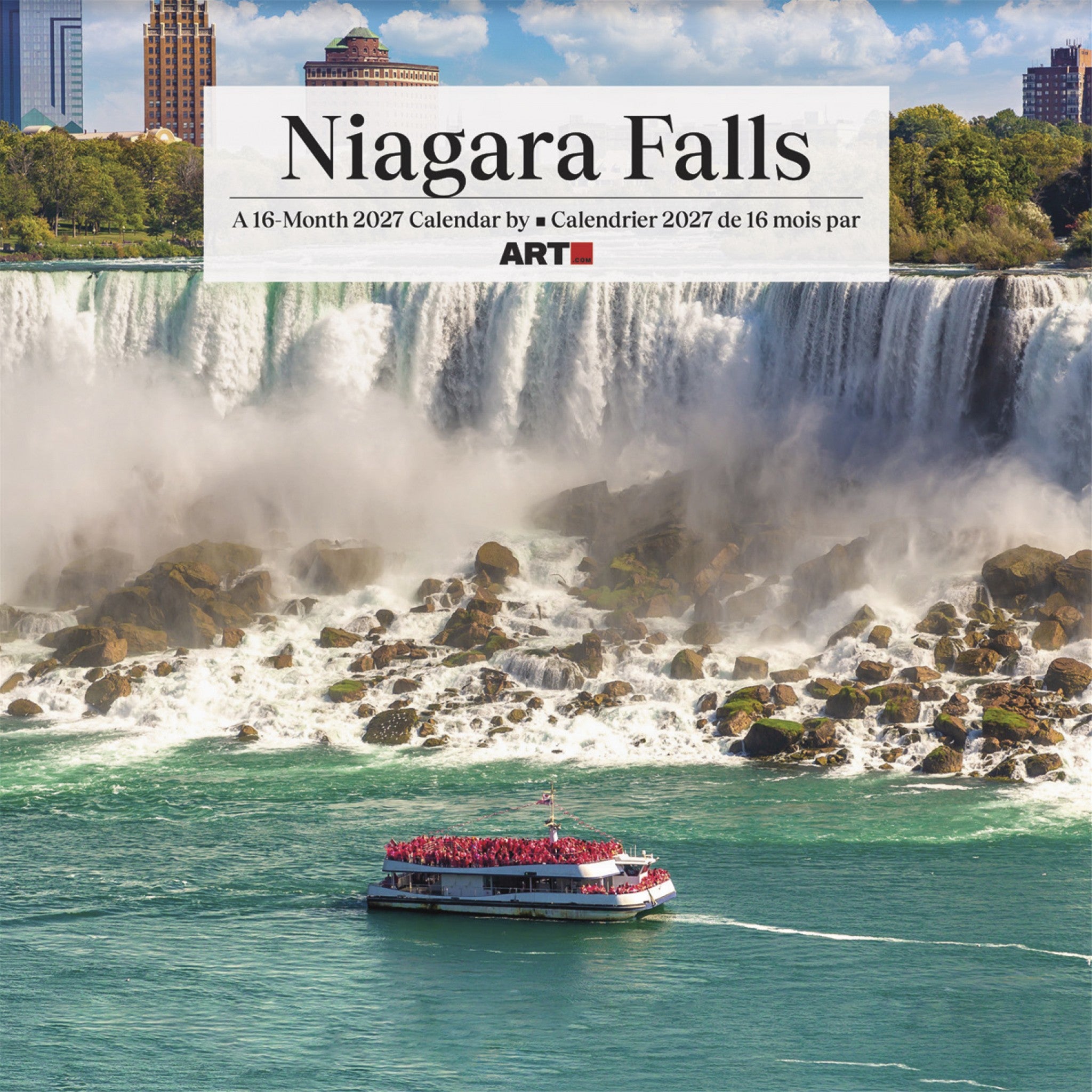 Calendrier mural Chutes du Niagara 2027