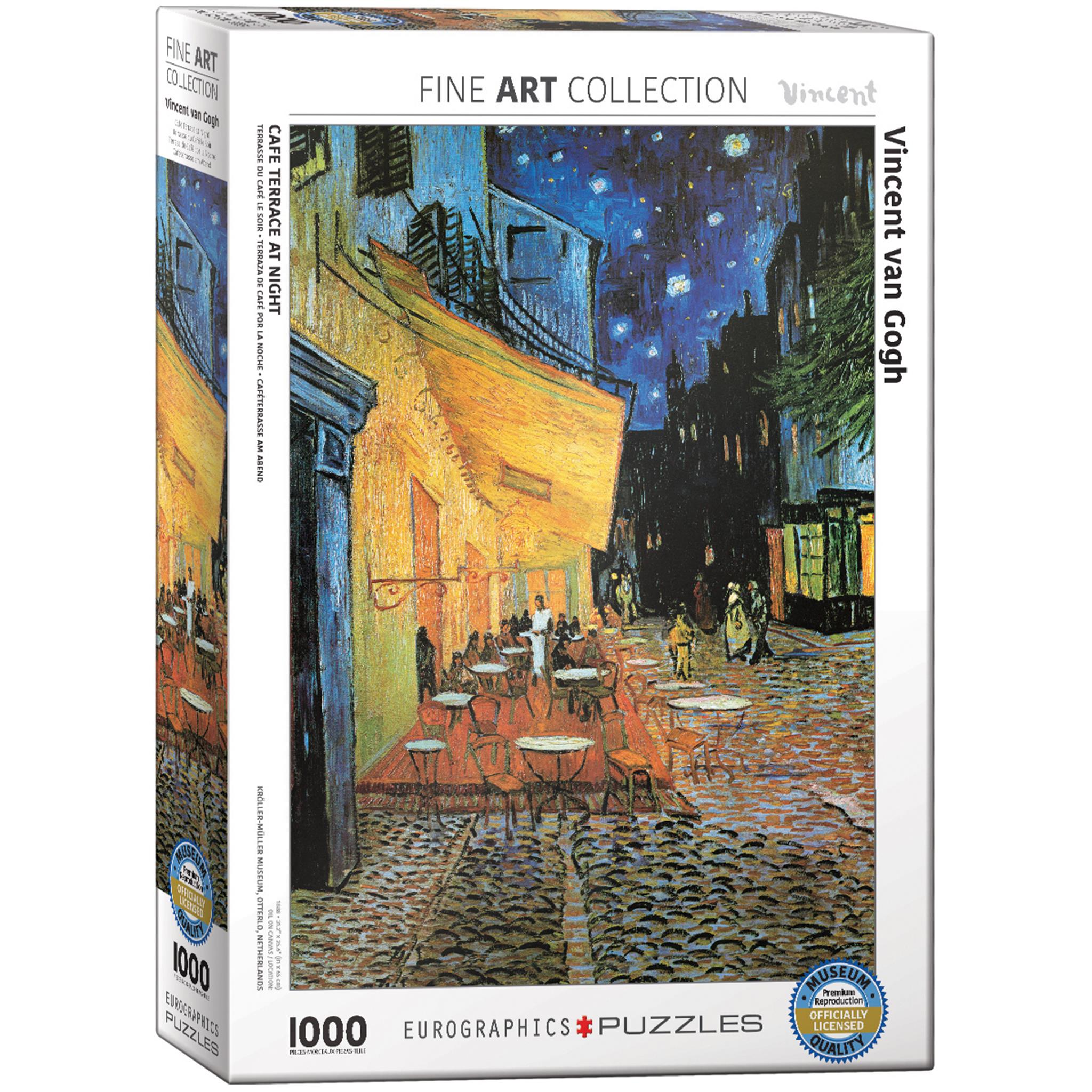 Puzzle de 1000 pièces « Café la nuit »