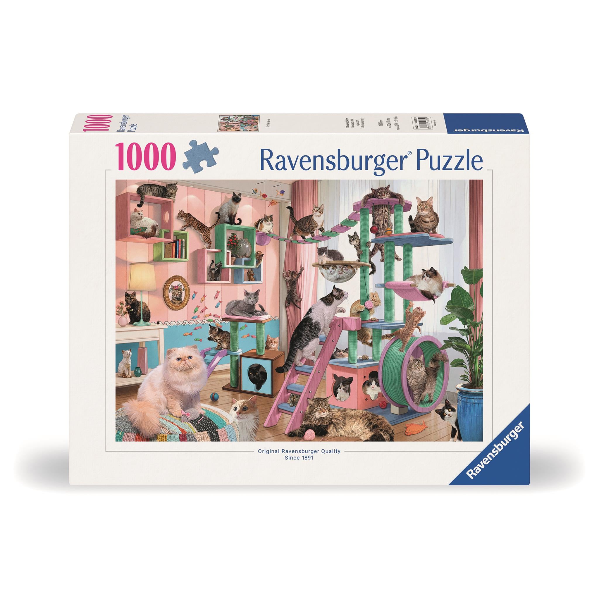 Puzzle Ravensburger « Le paradis des chats » de 1000 pièces