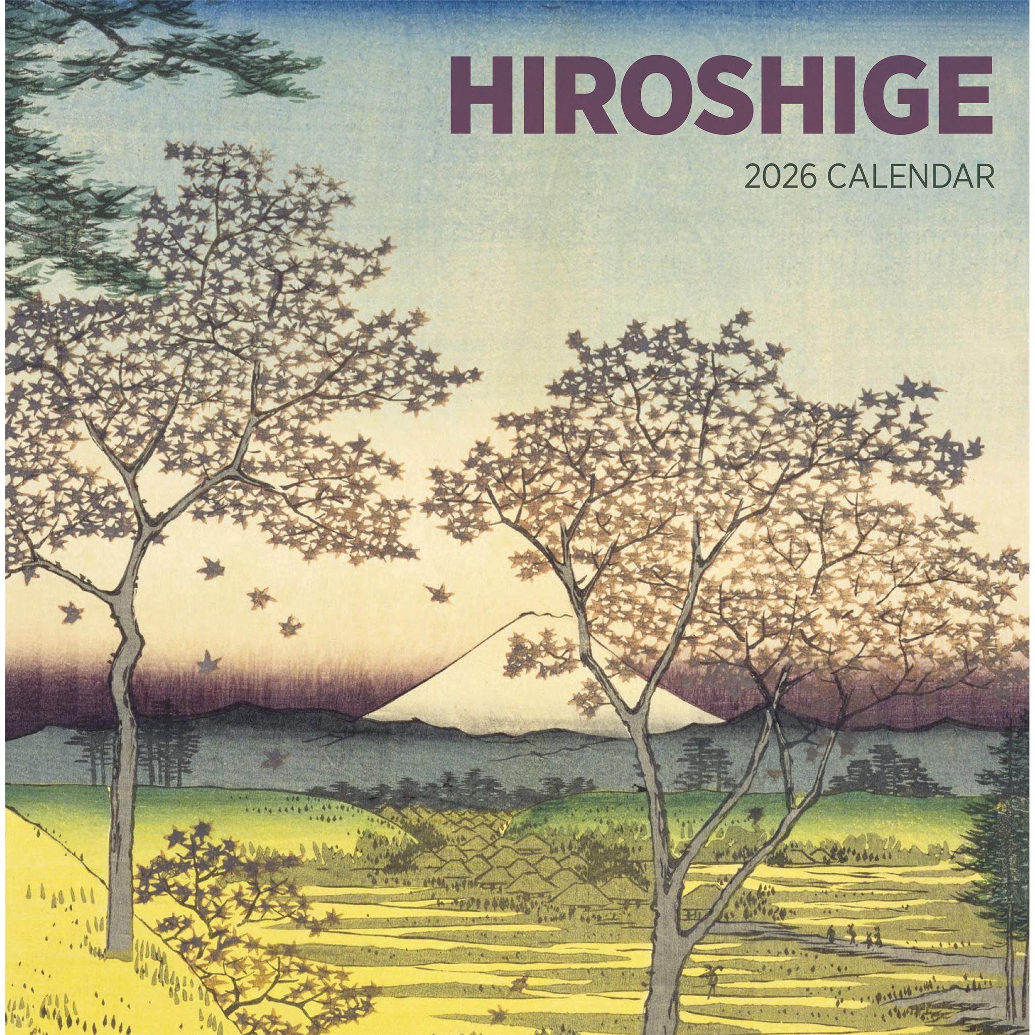 Calendrier mural Hiroshige 2026