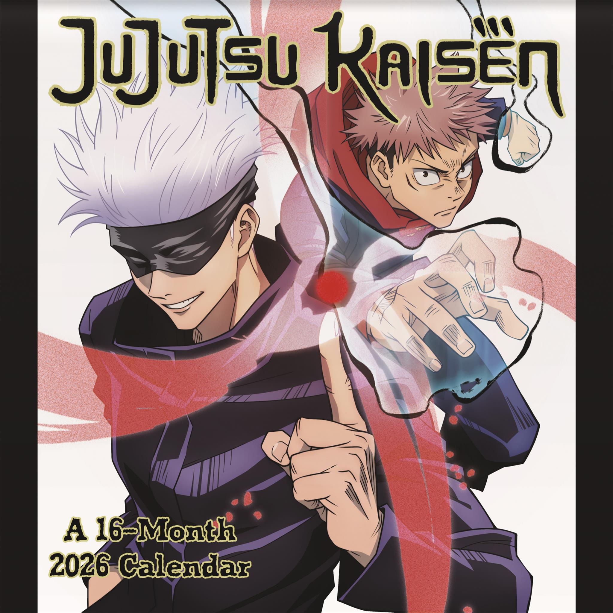 Calendrier mural Jujutsu Kaisen 2026 - En ligne seulement