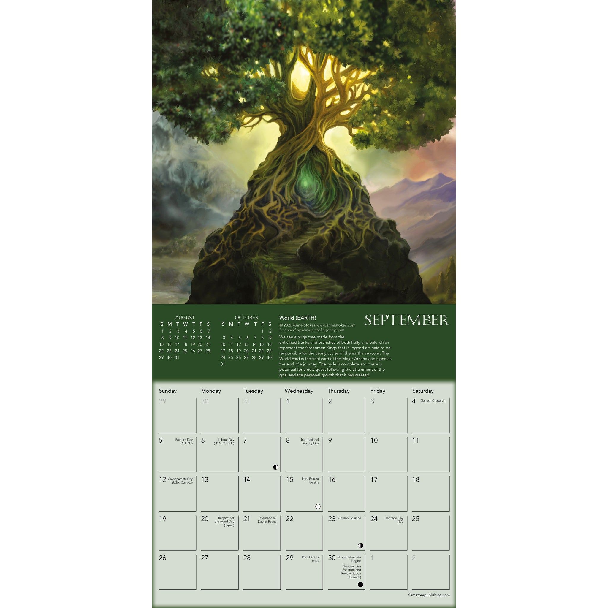Anne Stokes: Elementals 2027 Mini Calendar