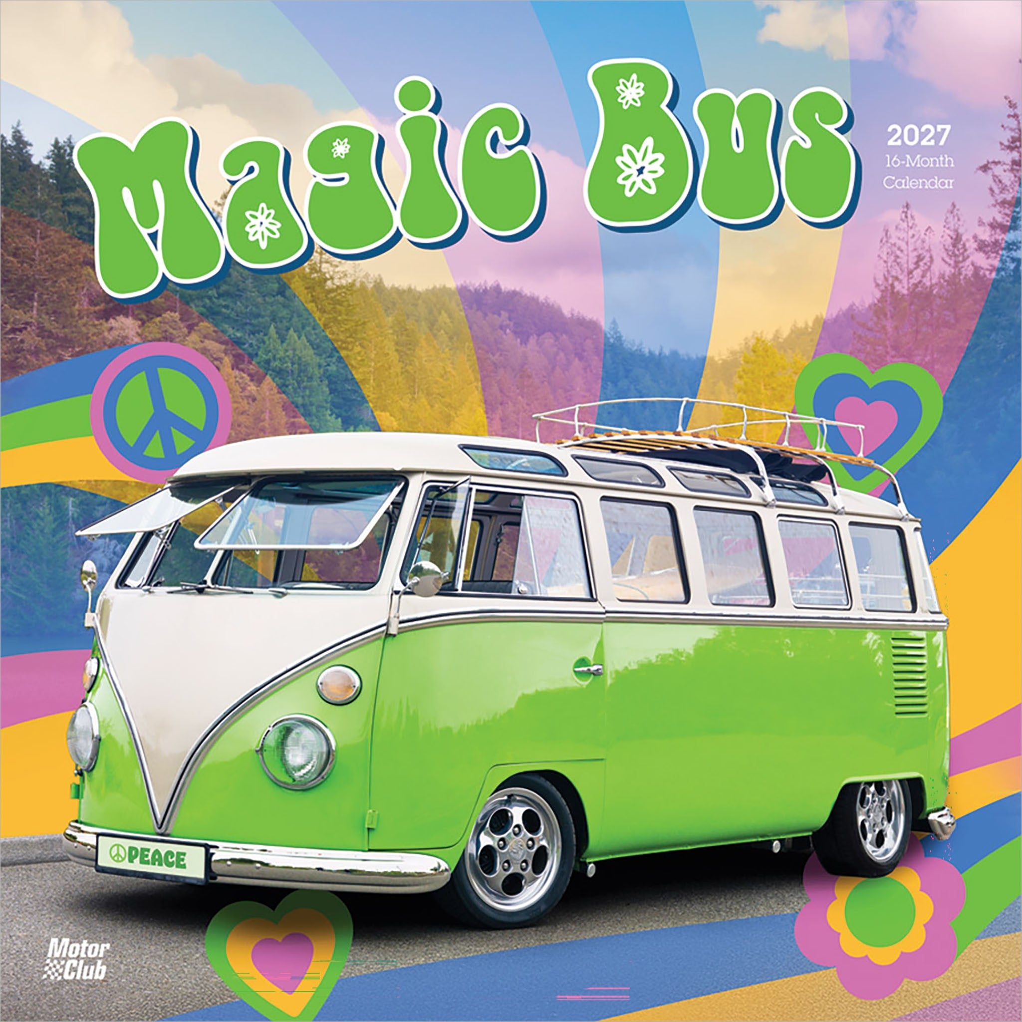 Magic Bus 2027 Wall Calendar