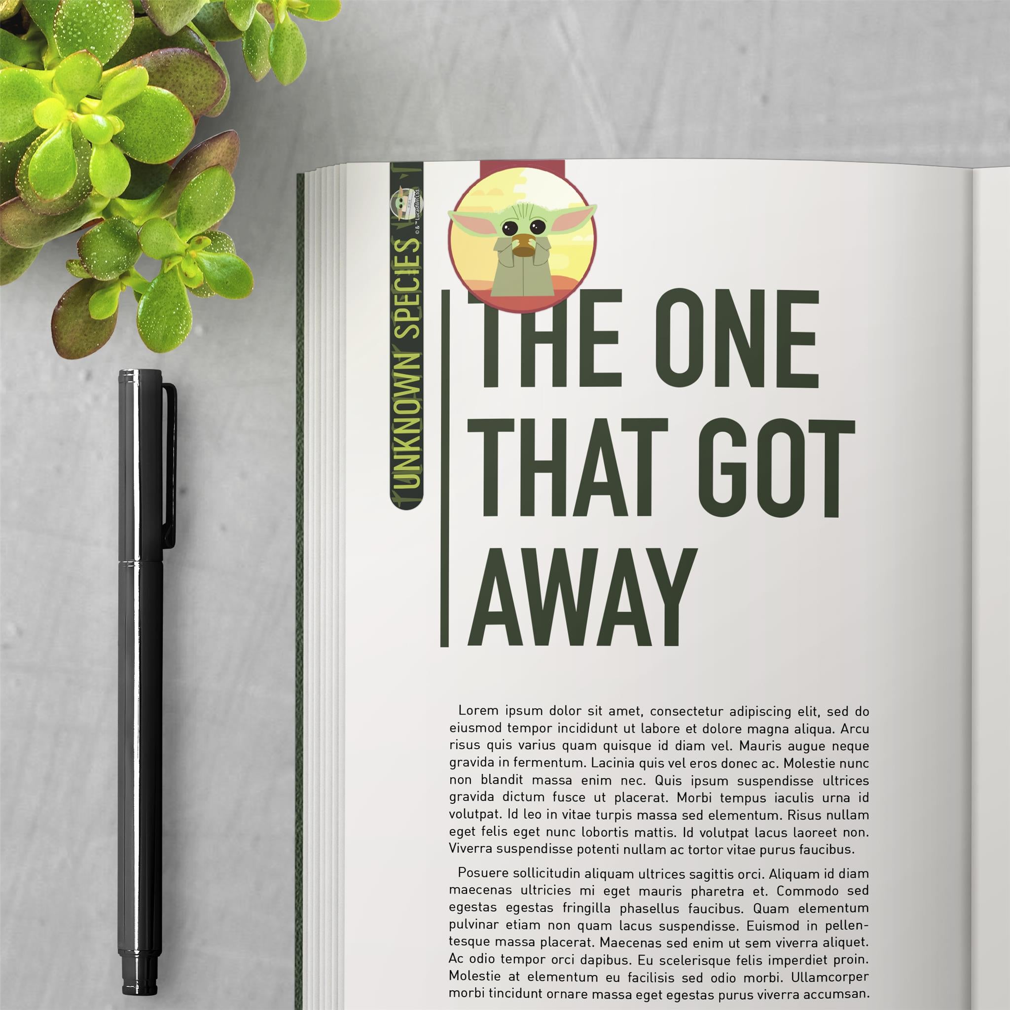 Star Wars L'Enfant Mandalorien Clips de page magnétiques