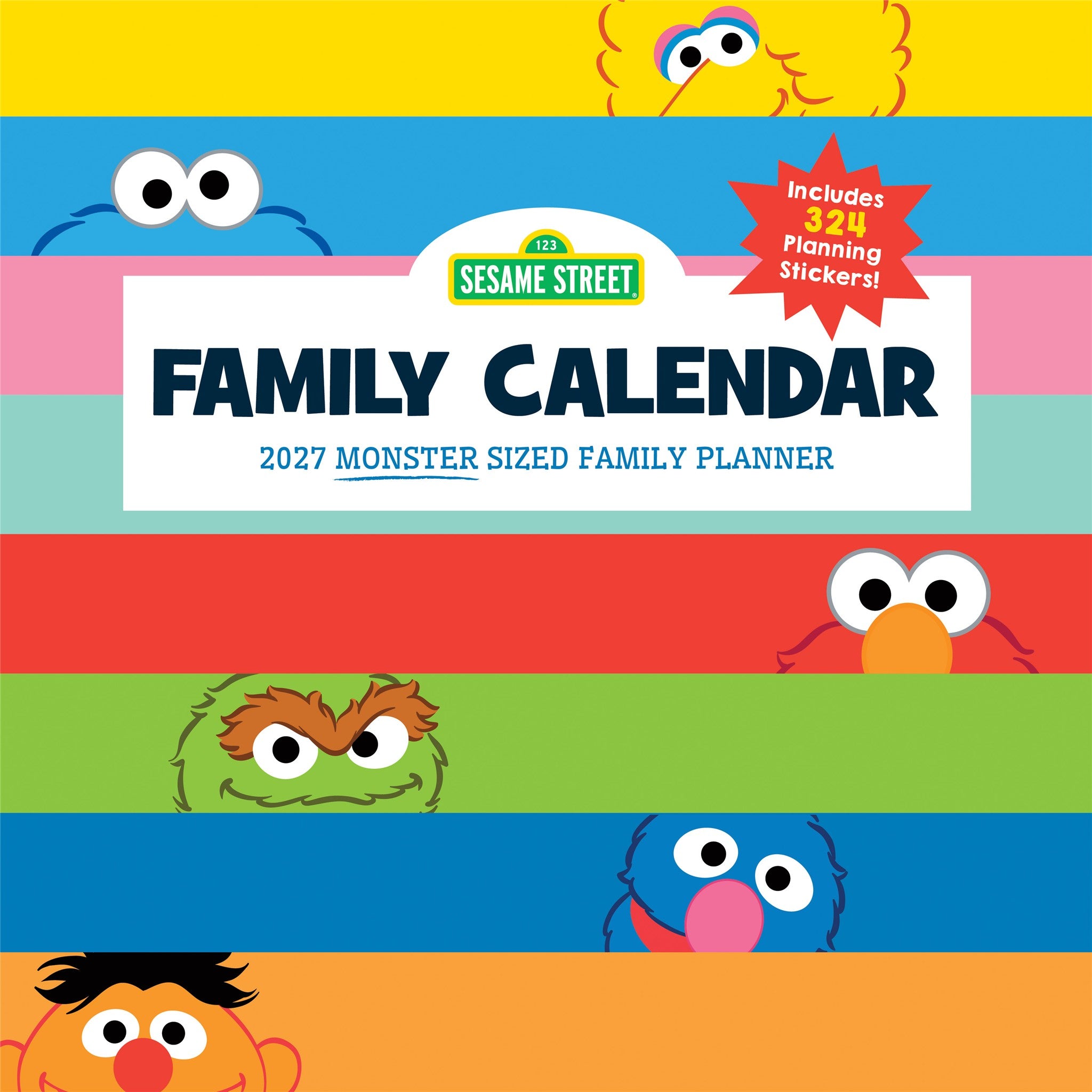 Sesame Street 2027 Wall Calendar - Online Only
