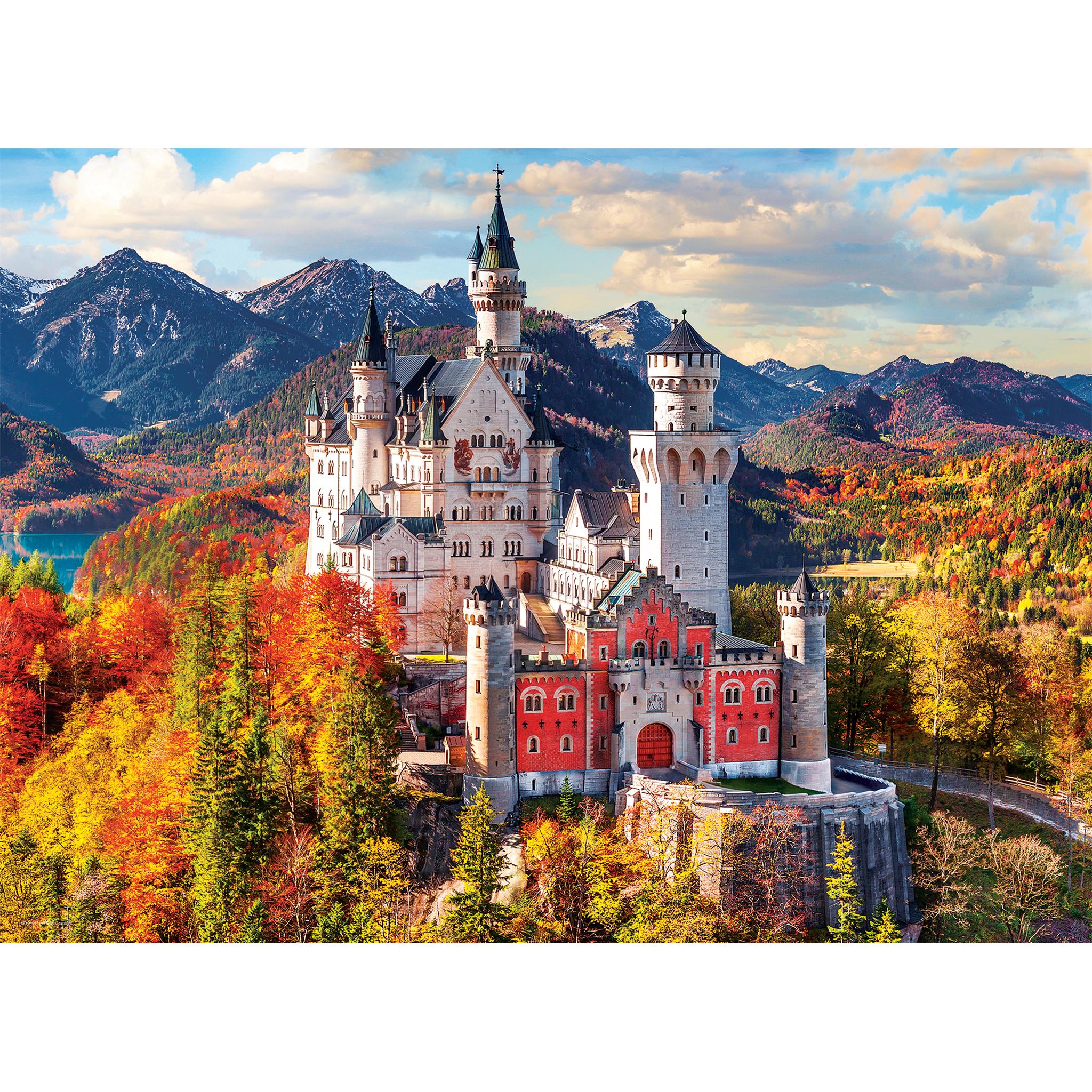 Neuschwanstein Castle in Autumn Exclusive 1000 Piece Puzzle