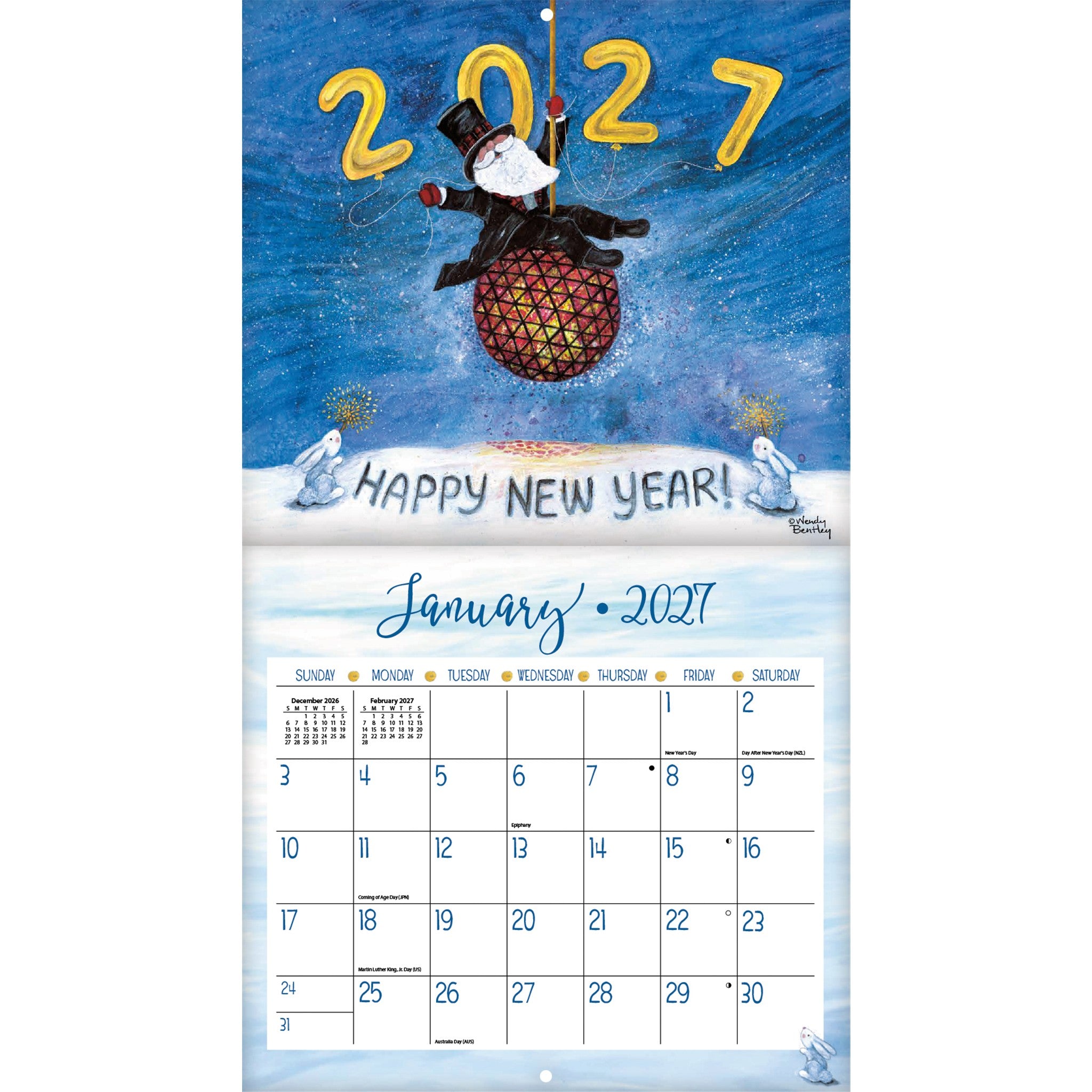 Calendrier mural 2027 Mes objets préférés – En ligne seulement
