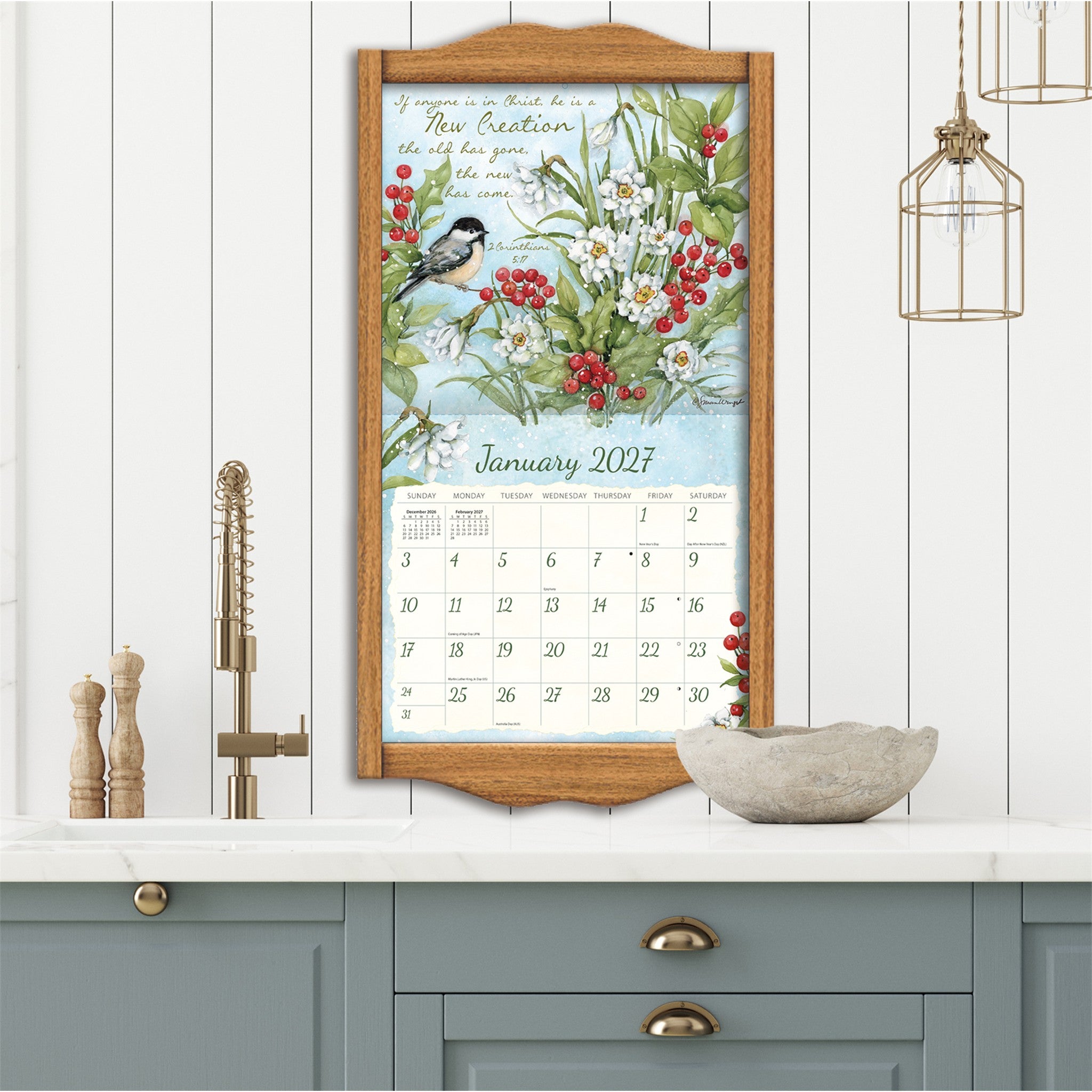 Calendrier mural La Grâce de la Nature 2027