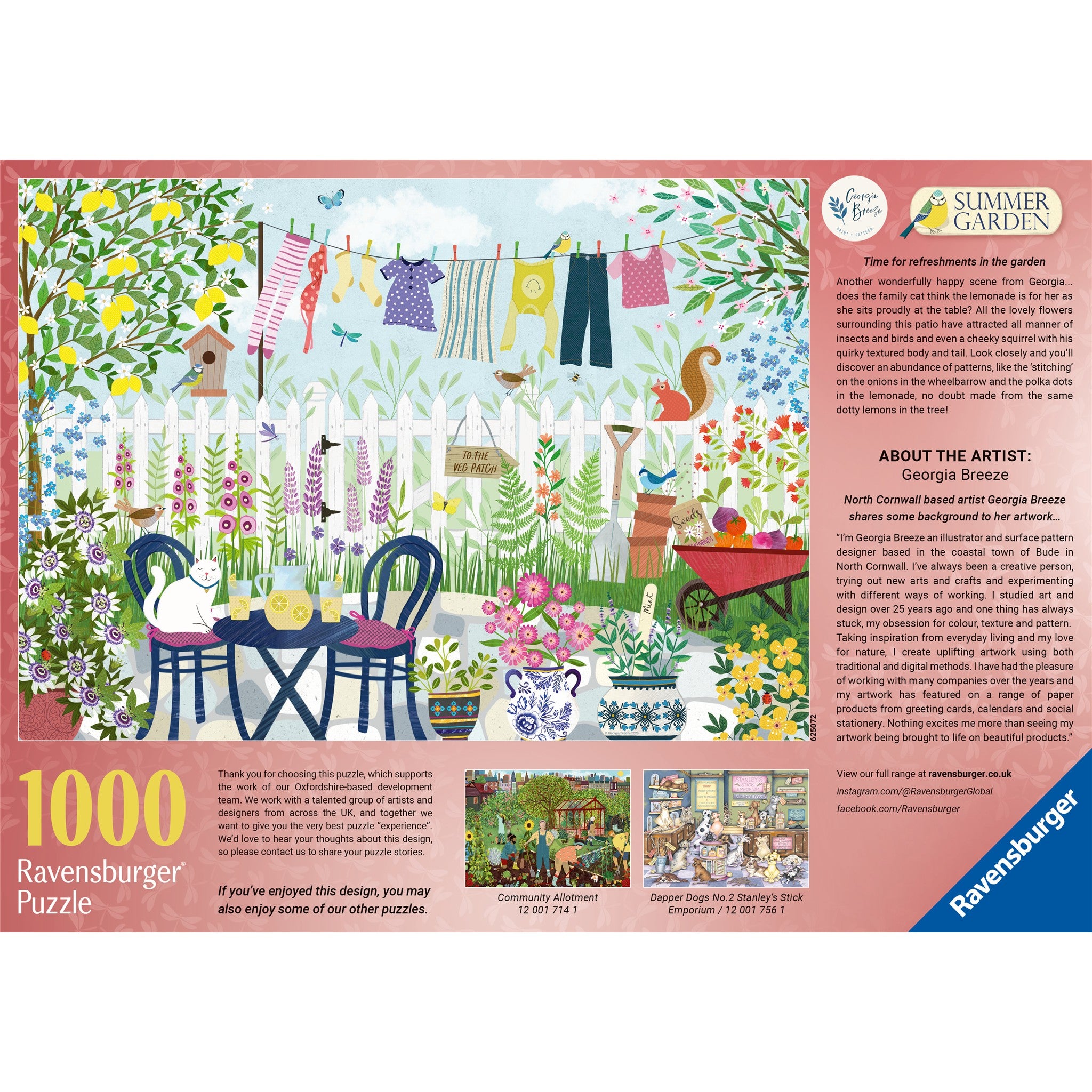 Summer Garden 1000 Piece Puzzle