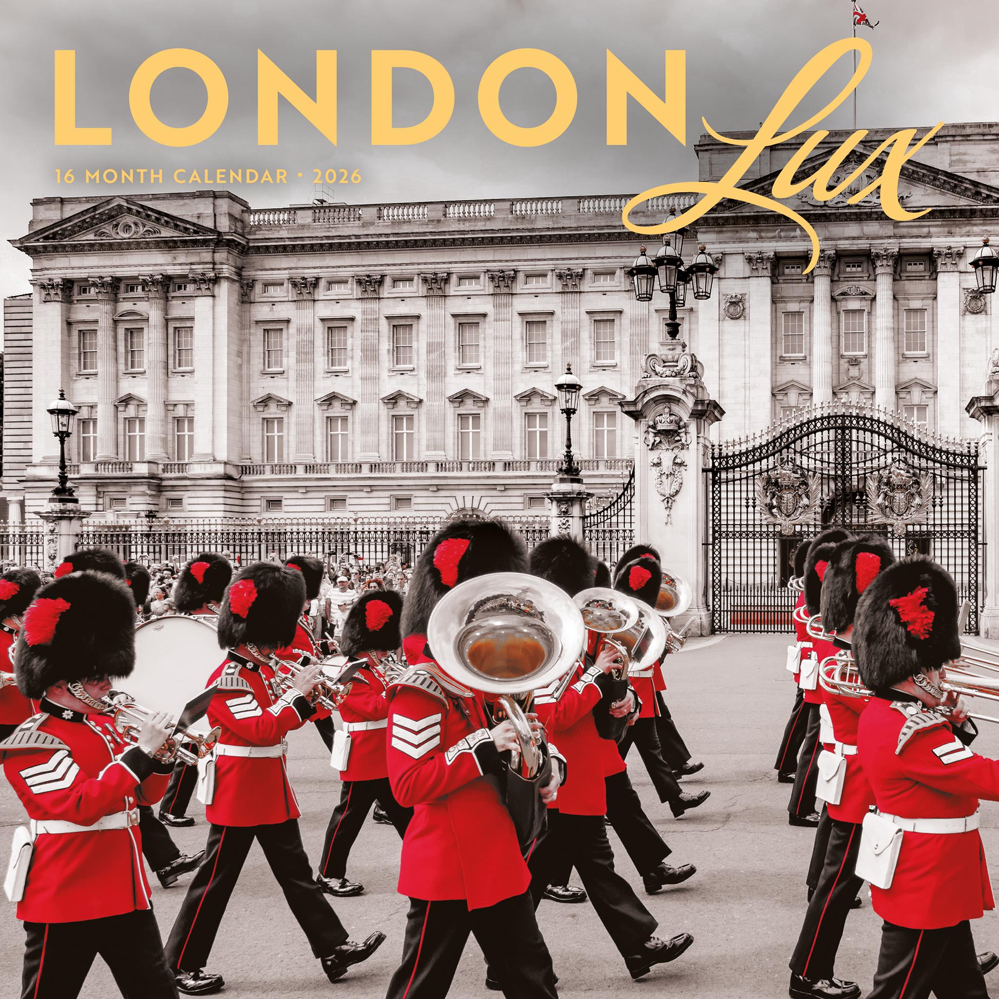 Calendrier mural London Lux 2026