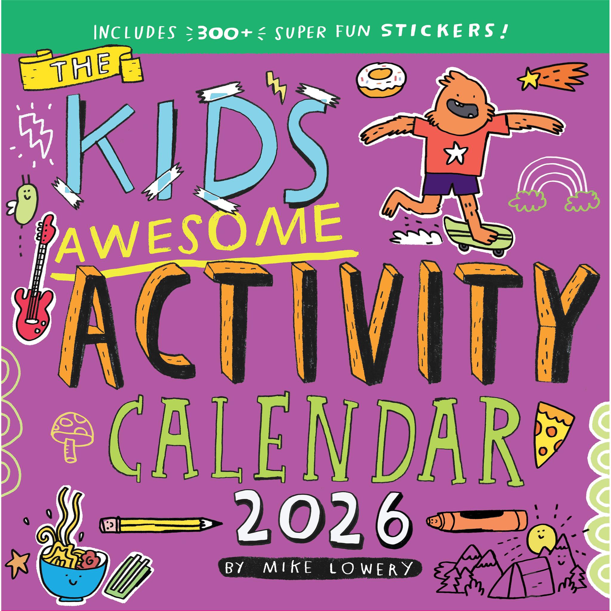 Calendrier mural d'activités géniales pour enfants 2026