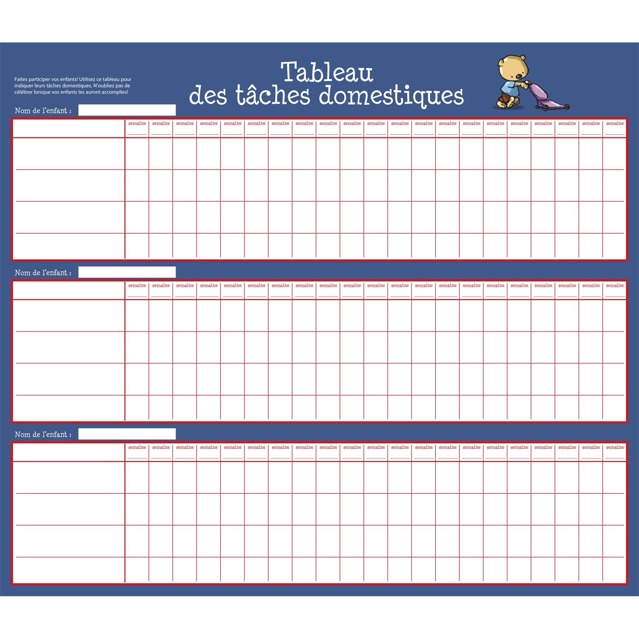 Calendrier mural de luxe Motherword 2025-2026 (français)