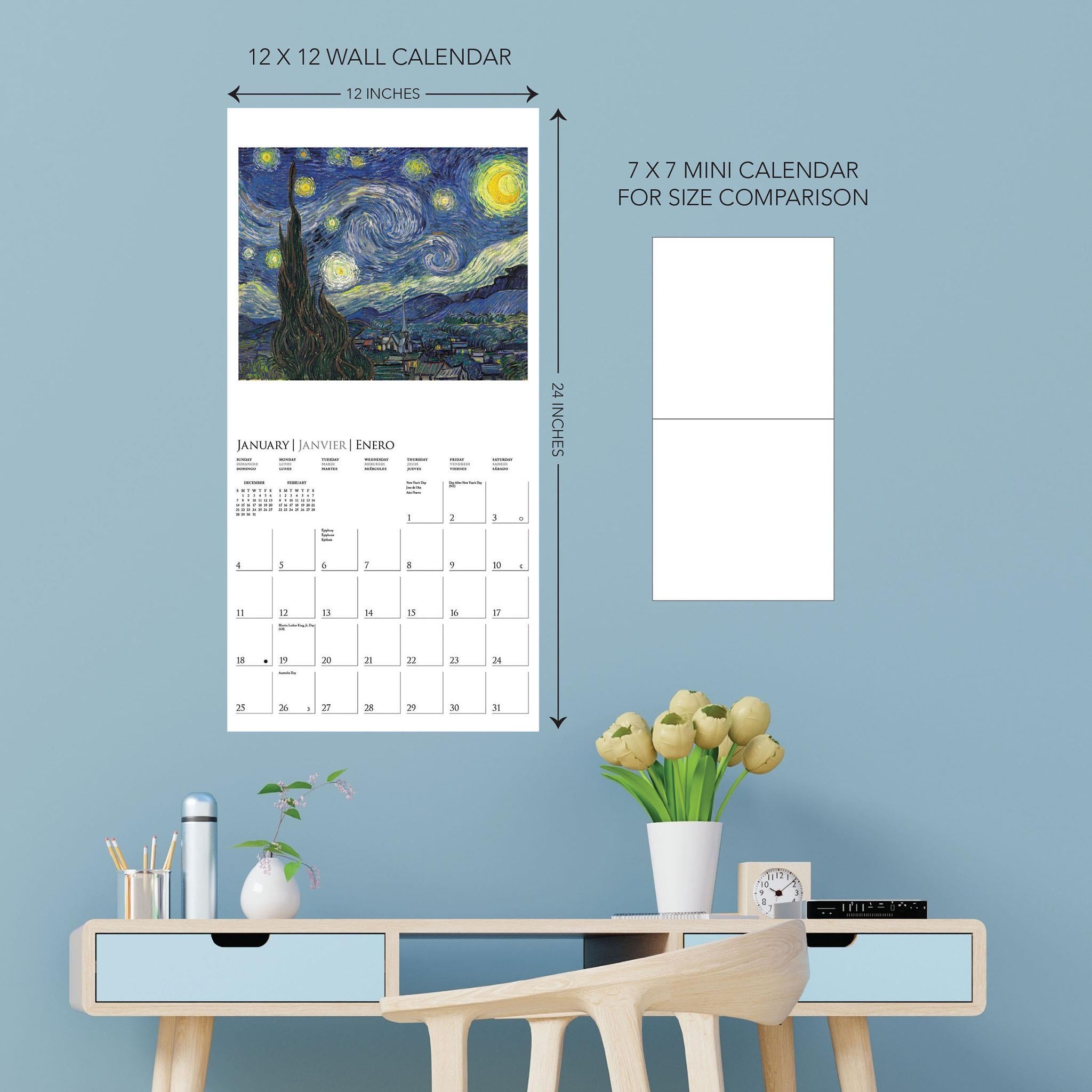 Van Gogh 2026 Wall Calendar - Online Only