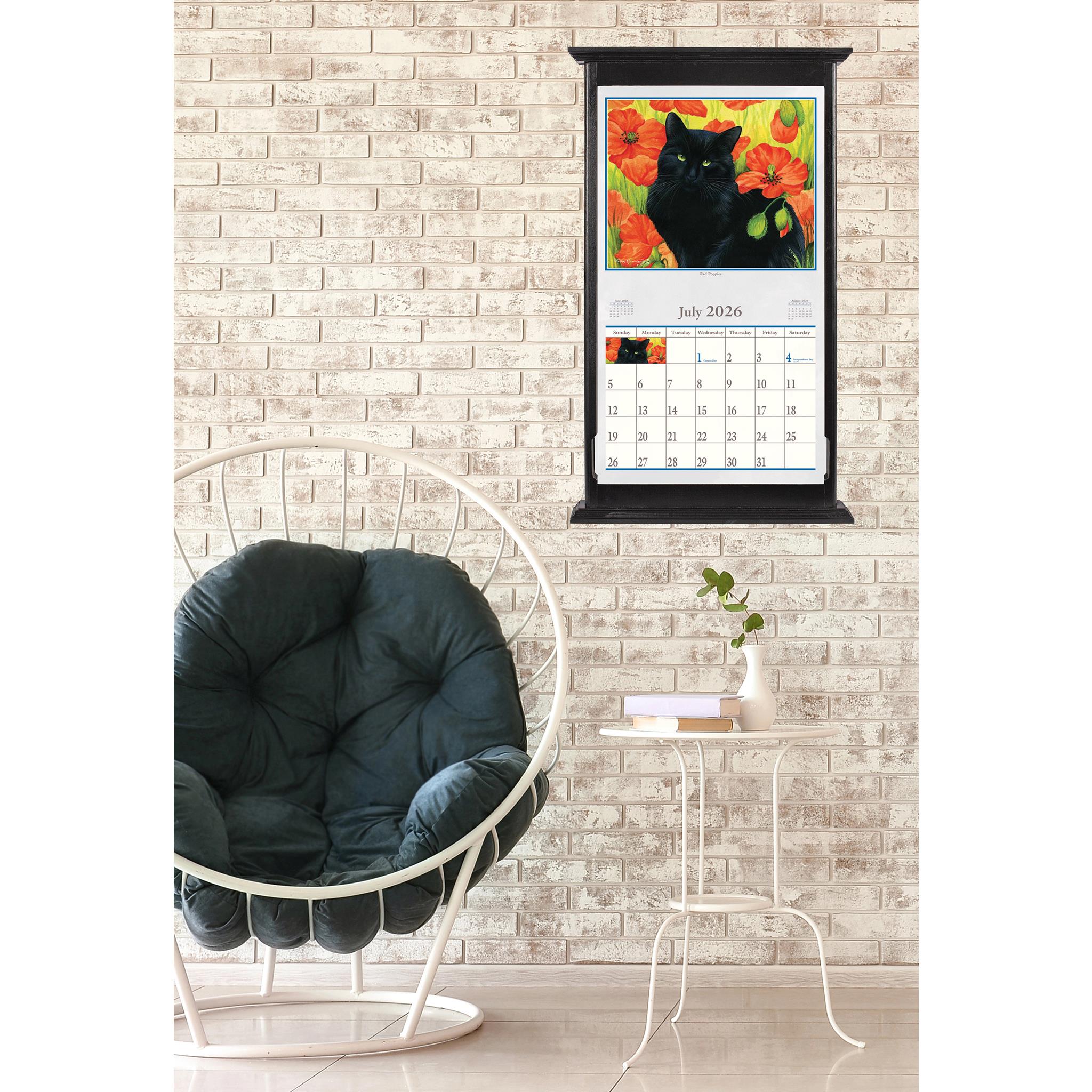 Calendrier mural Cats Meow 2026 - Disponible uniquement en ligne