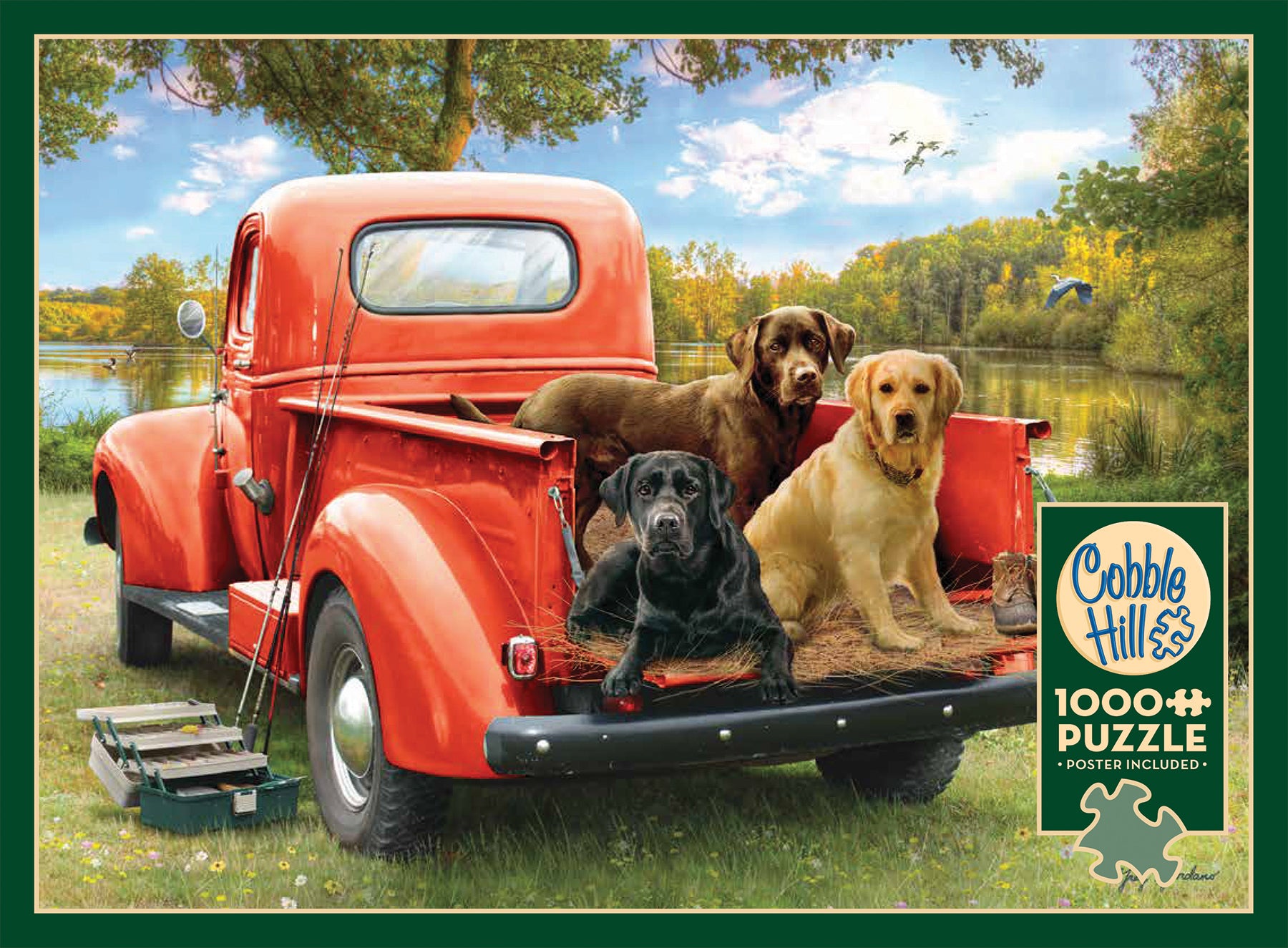 Puzzle exclusif Fishing Friends de 1000 pièces