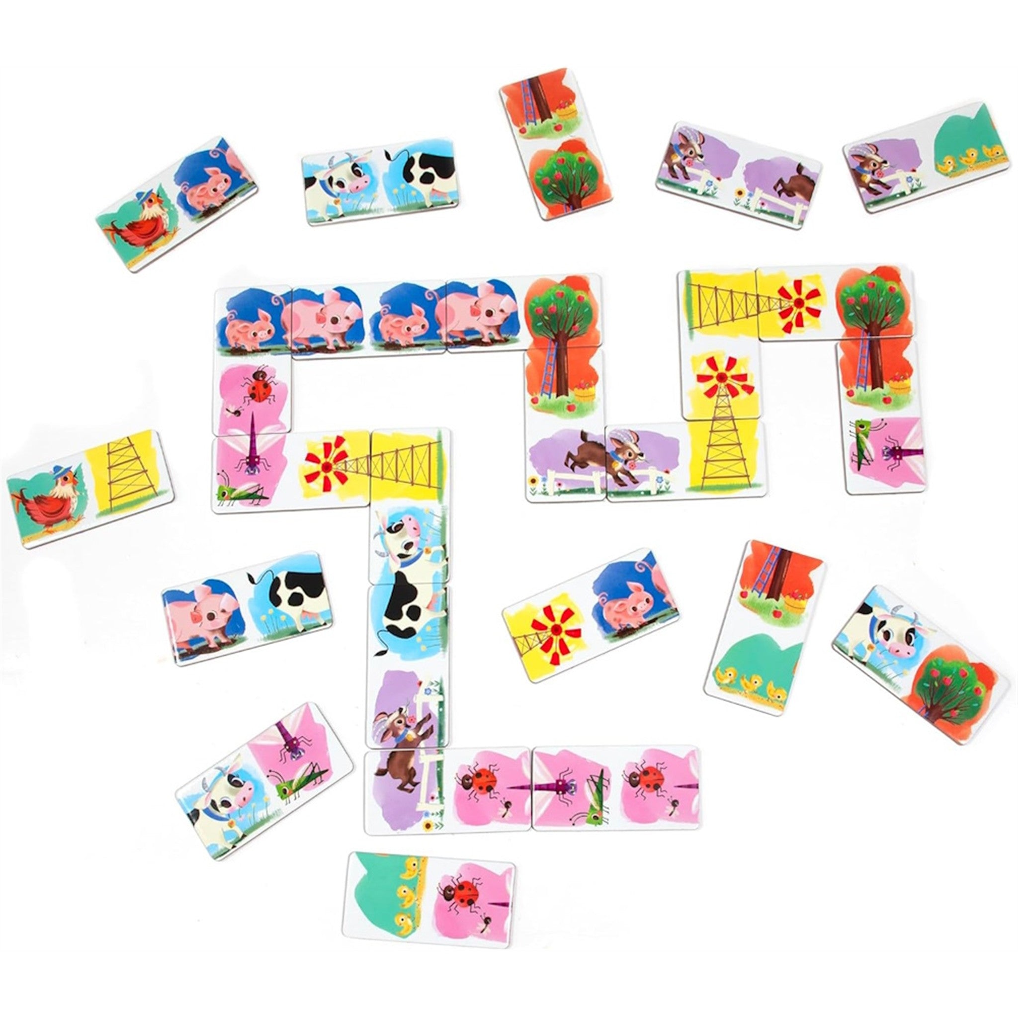 Little Farm Head to Toe Dominoes